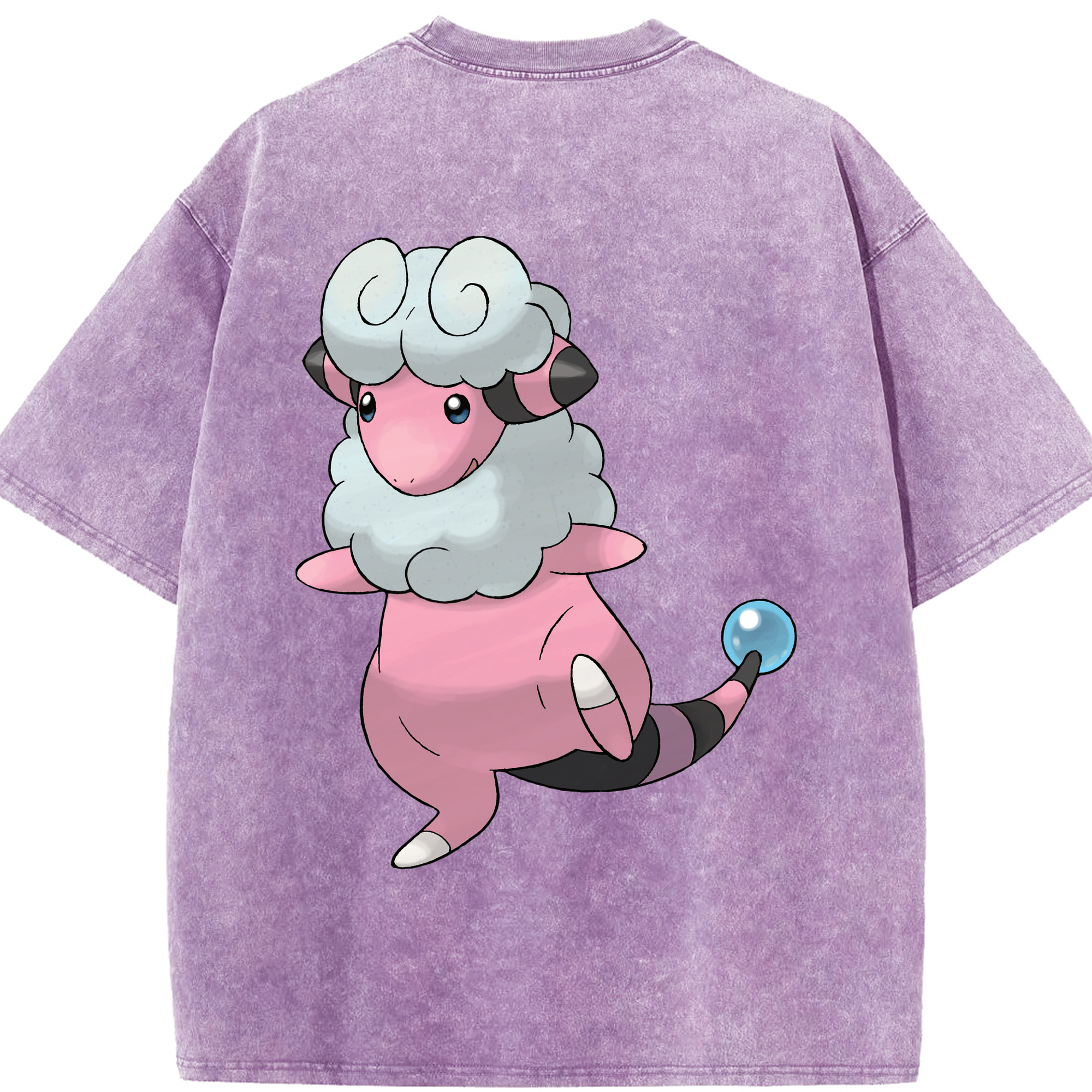 （画像用） ポケットモンスター Pokémon 綿100% ヴィンテージ風 半袖Tシャツ（背面プリント）