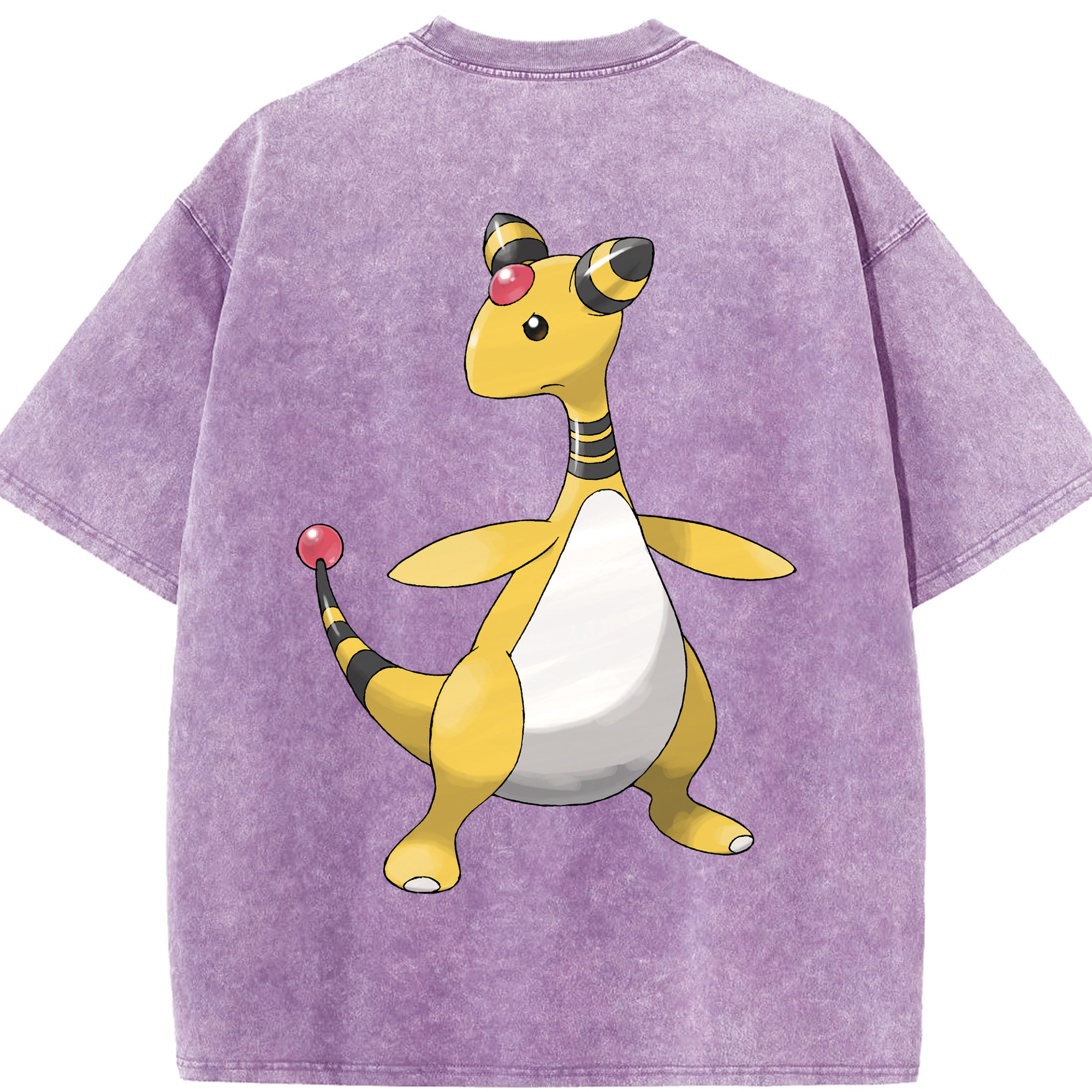 （画像用） ポケットモンスター Pokémon 綿100% ヴィンテージ風 半袖Tシャツ（背面プリント）