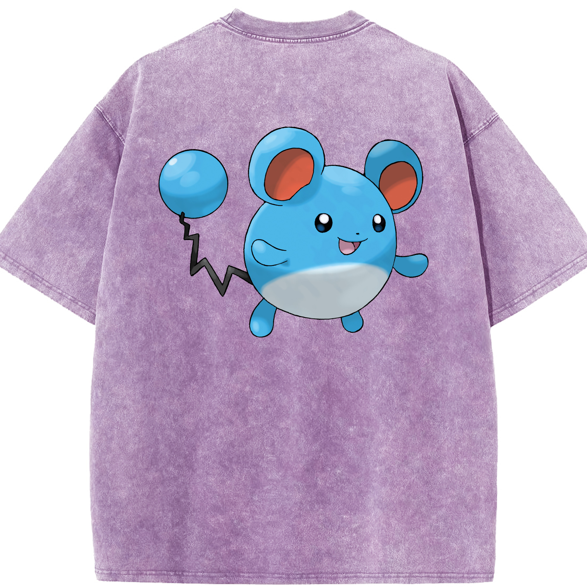 （画像用） ポケットモンスター Pokémon 綿100% ヴィンテージ風 半袖Tシャツ（背面プリント）