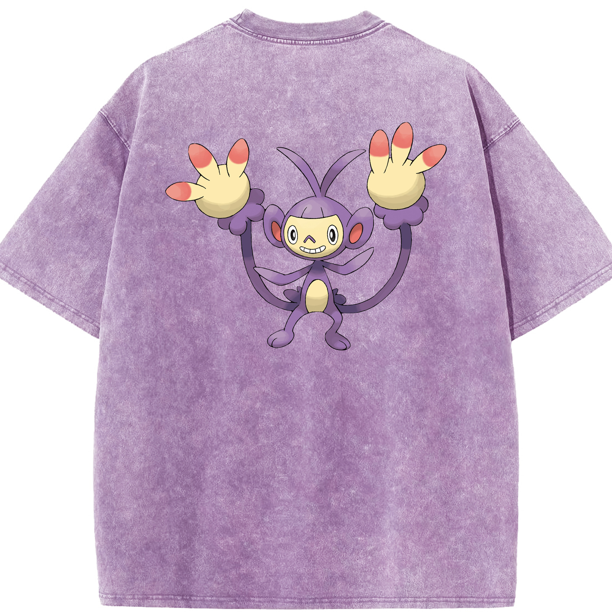 （画像用） ポケットモンスター Pokémon 綿100% ヴィンテージ風 半袖Tシャツ（背面プリント）