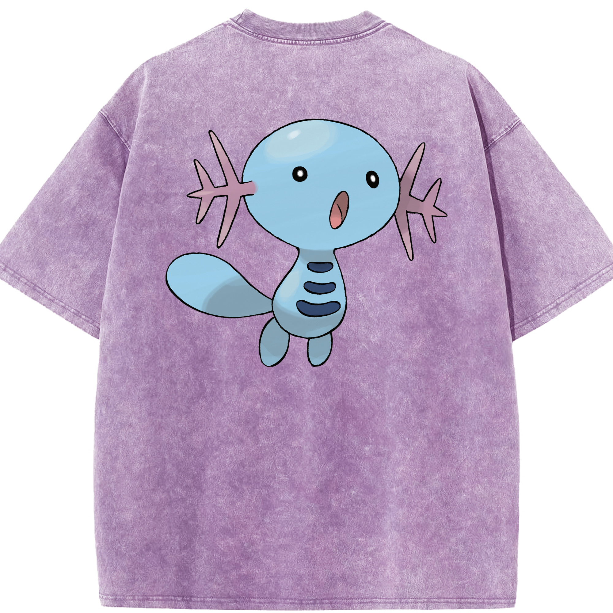 （画像用） ポケットモンスター Pokémon 綿100% ヴィンテージ風 半袖Tシャツ（背面プリント）