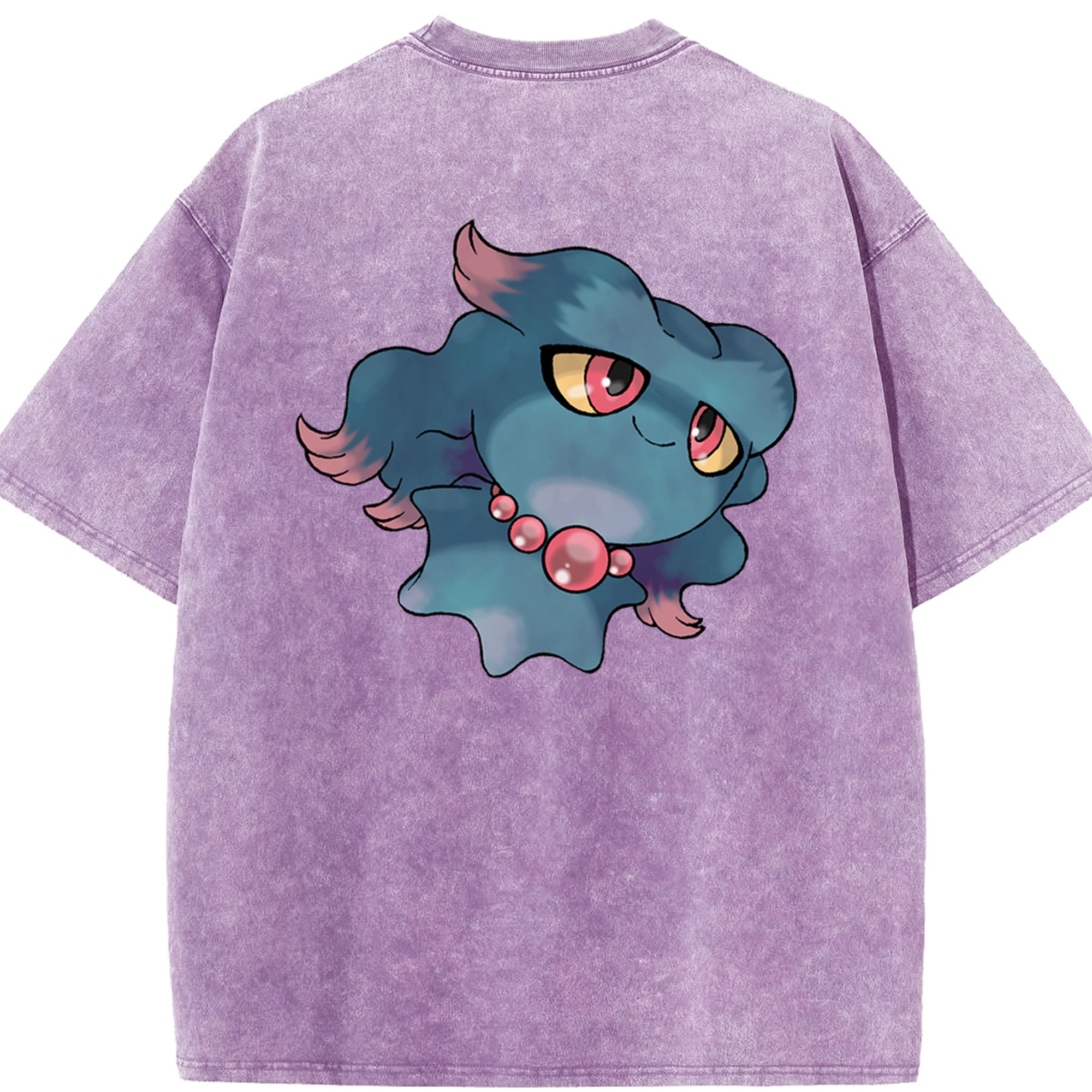 （画像用） ポケットモンスター Pokémon 綿100% ヴィンテージ風 半袖Tシャツ（背面プリント）