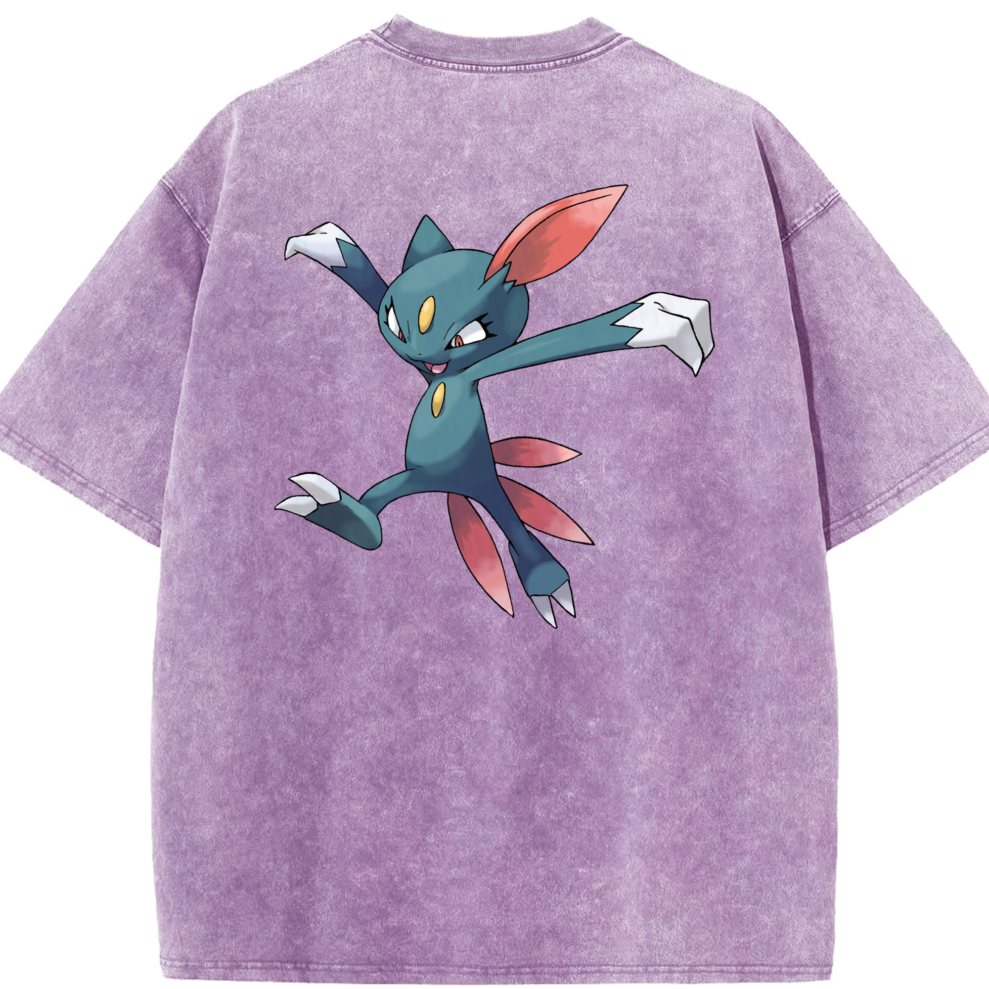 （画像用） ポケットモンスター Pokémon 綿100% ヴィンテージ風 半袖Tシャツ（背面プリント）