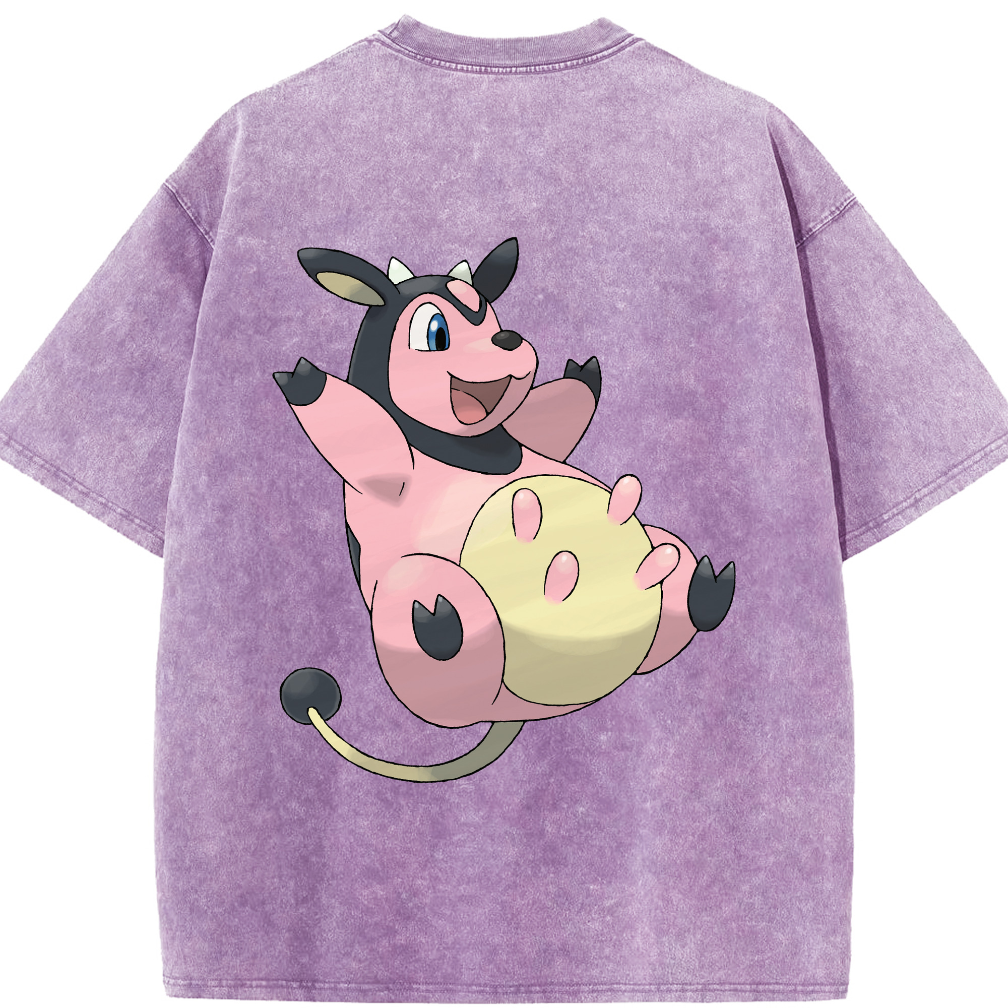 （画像用） ポケットモンスター Pokémon 綿100% ヴィンテージ風 半袖Tシャツ（背面プリント）