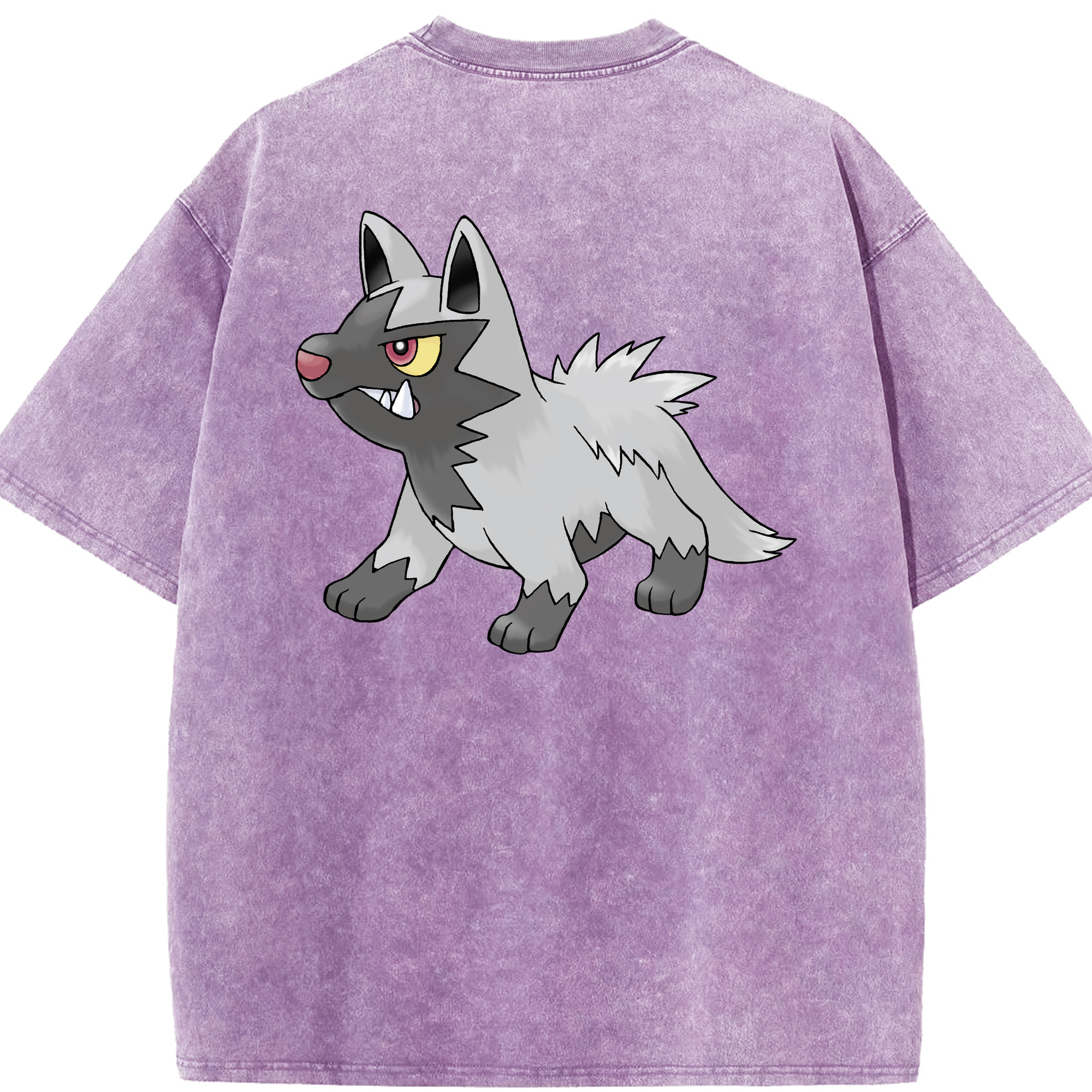 （画像用） ポケットモンスター Pokémon 綿100% ヴィンテージ風 半袖Tシャツ（背面プリント）