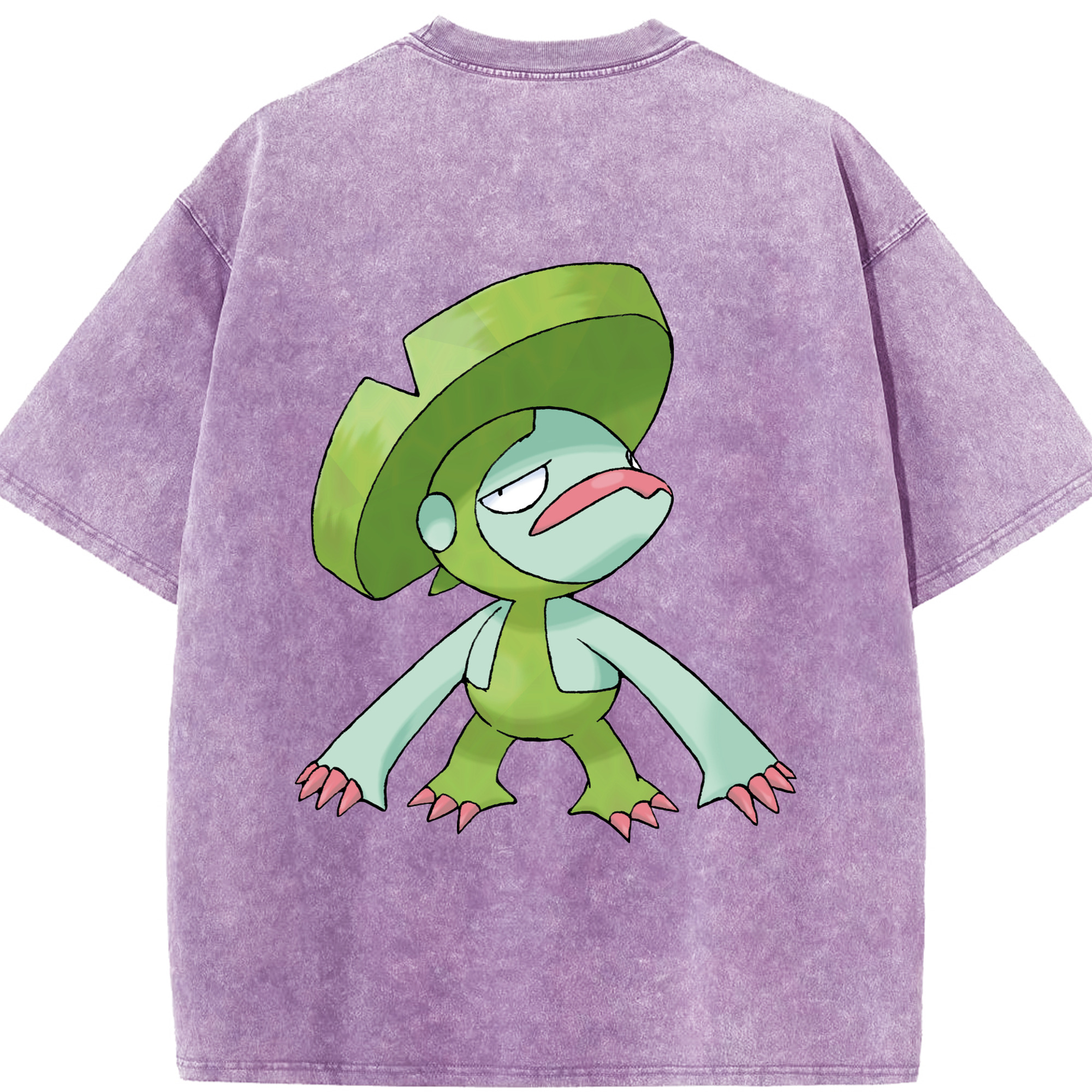 （画像用） ポケットモンスター Pokémon 綿100% ヴィンテージ風 半袖Tシャツ（背面プリント）