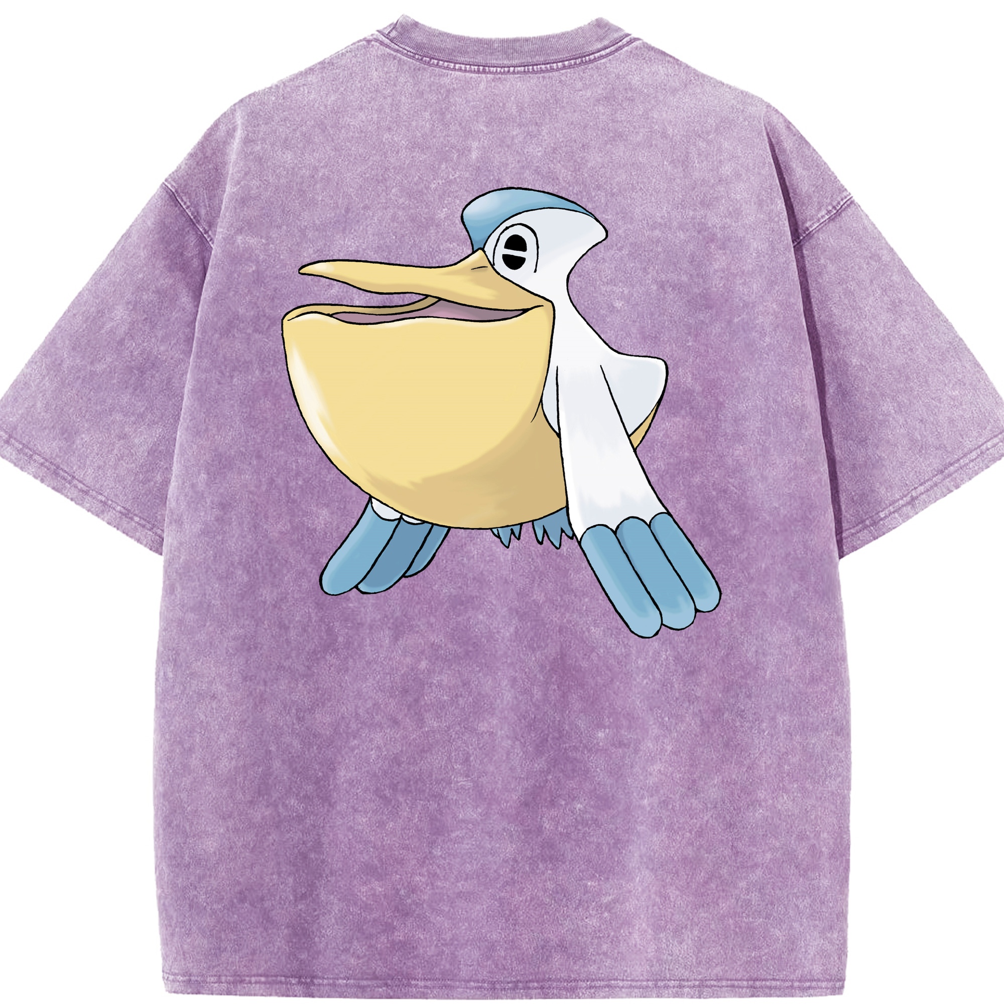 （画像用） ポケットモンスター Pokémon 綿100% ヴィンテージ風 半袖Tシャツ（背面プリント）