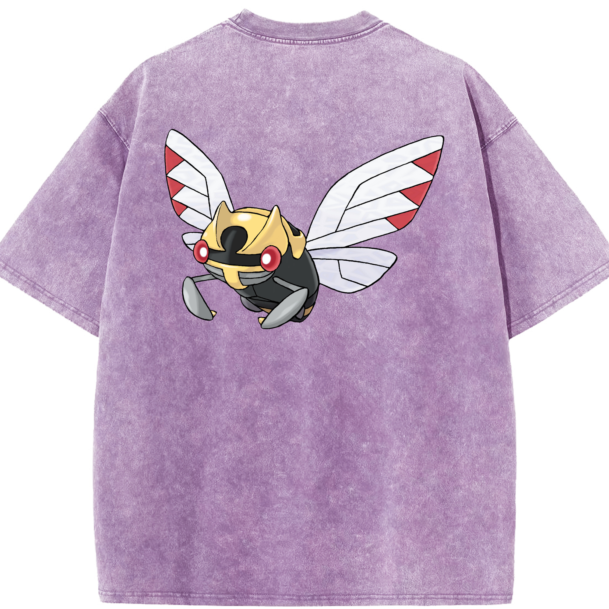 （画像用） ポケットモンスター Pokémon 綿100% ヴィンテージ風 半袖Tシャツ（背面プリント）
