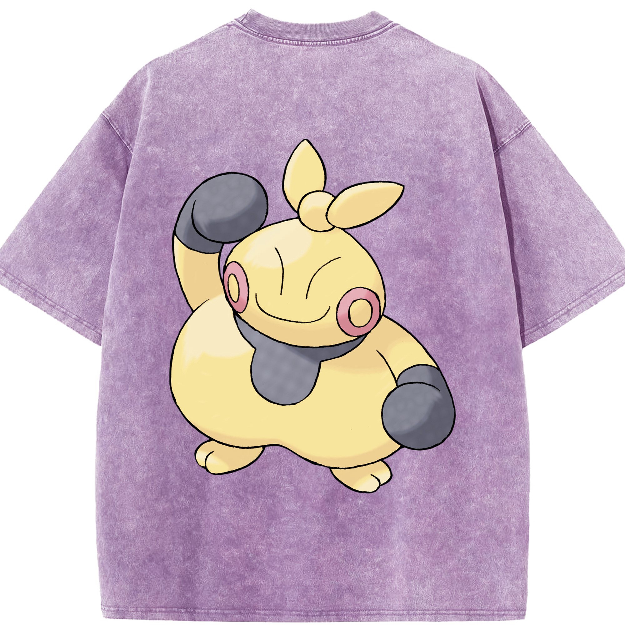 （画像用） ポケットモンスター Pokémon 綿100% ヴィンテージ風 半袖Tシャツ（背面プリント）
