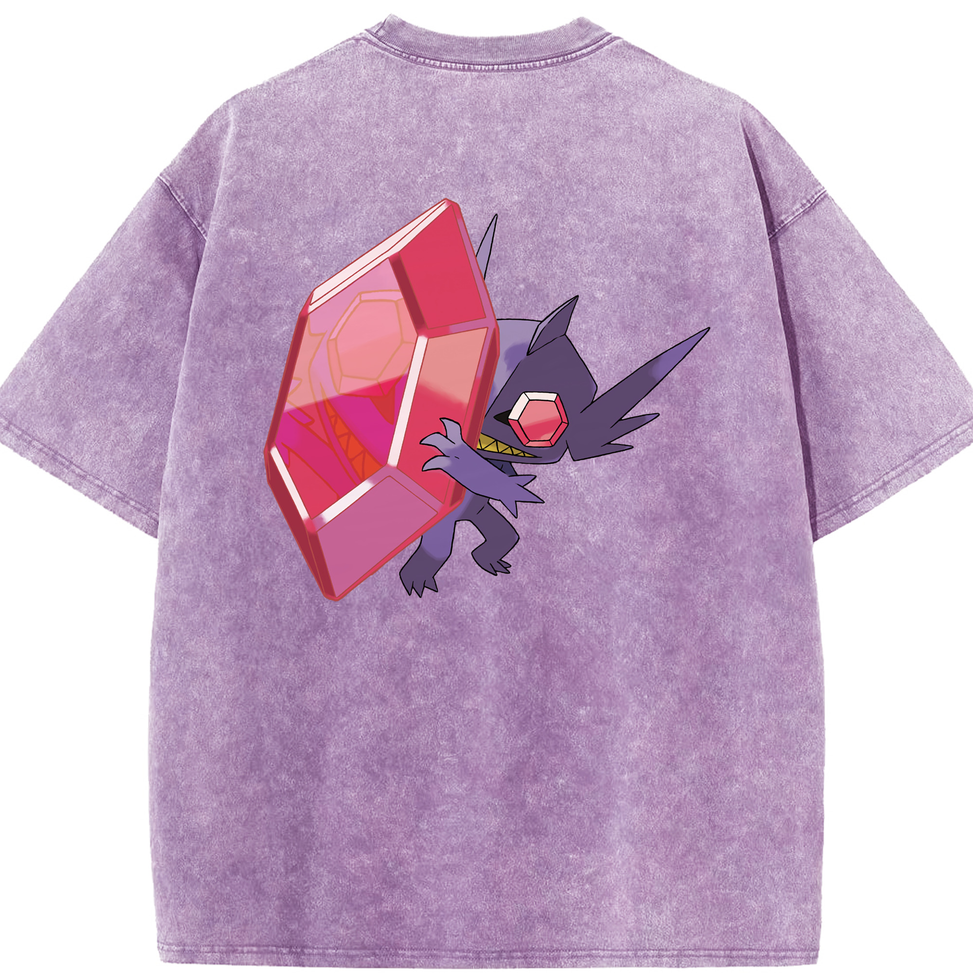 （画像用） ポケットモンスター Pokémon 綿100% ヴィンテージ風 半袖Tシャツ（背面プリント）
