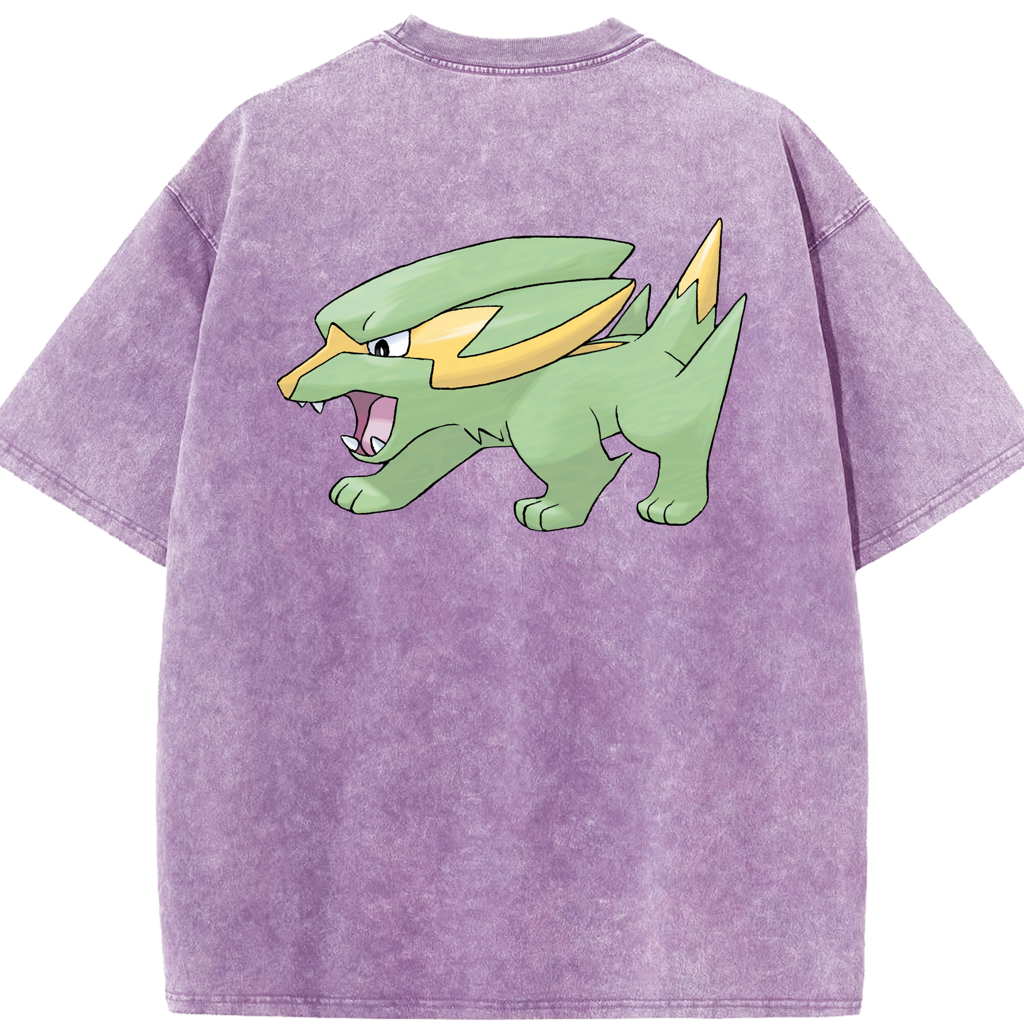 （画像用） ポケットモンスター Pokémon 綿100% ヴィンテージ風 半袖Tシャツ（背面プリント）