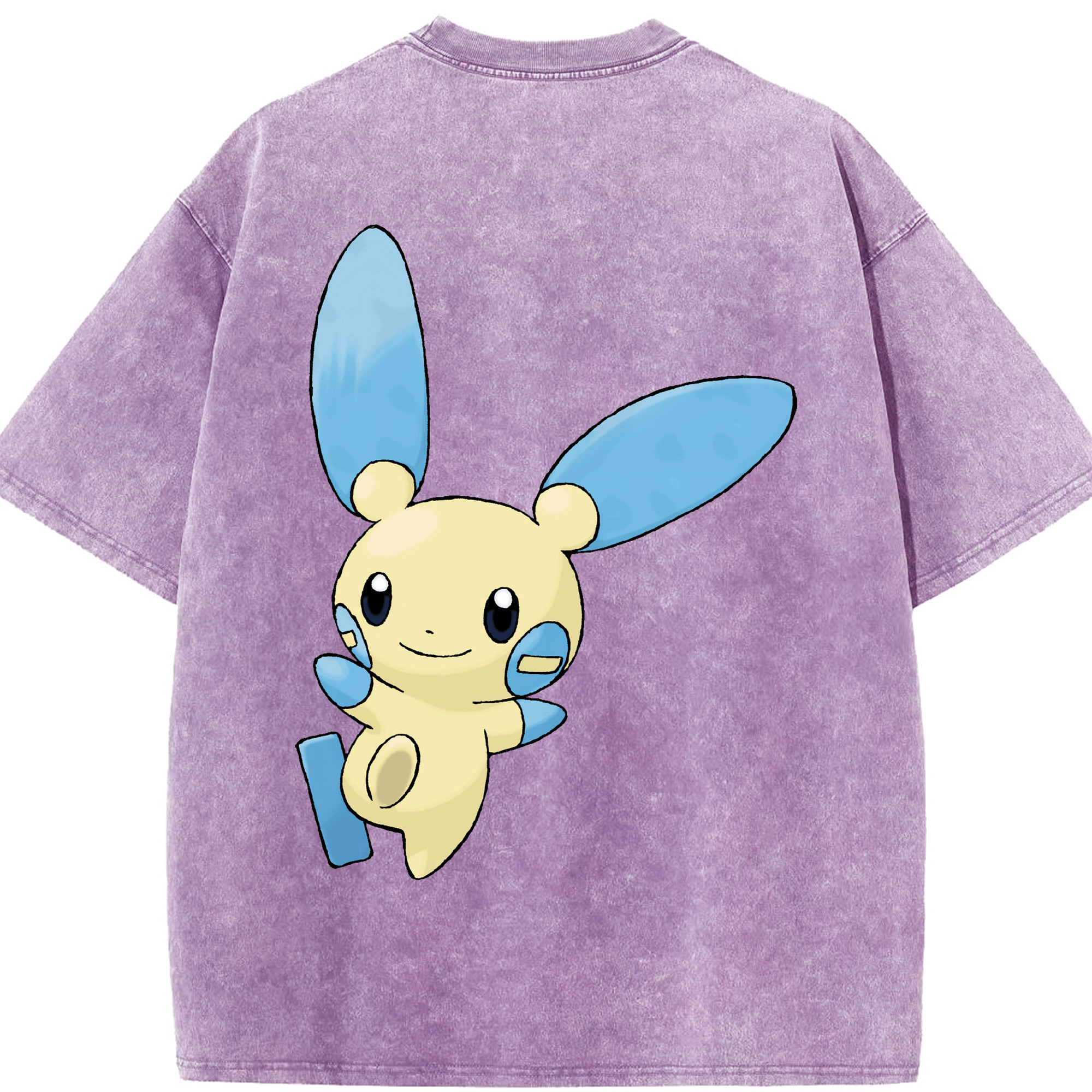 （画像用） ポケットモンスター Pokémon 綿100% ヴィンテージ風 半袖Tシャツ（背面プリント）