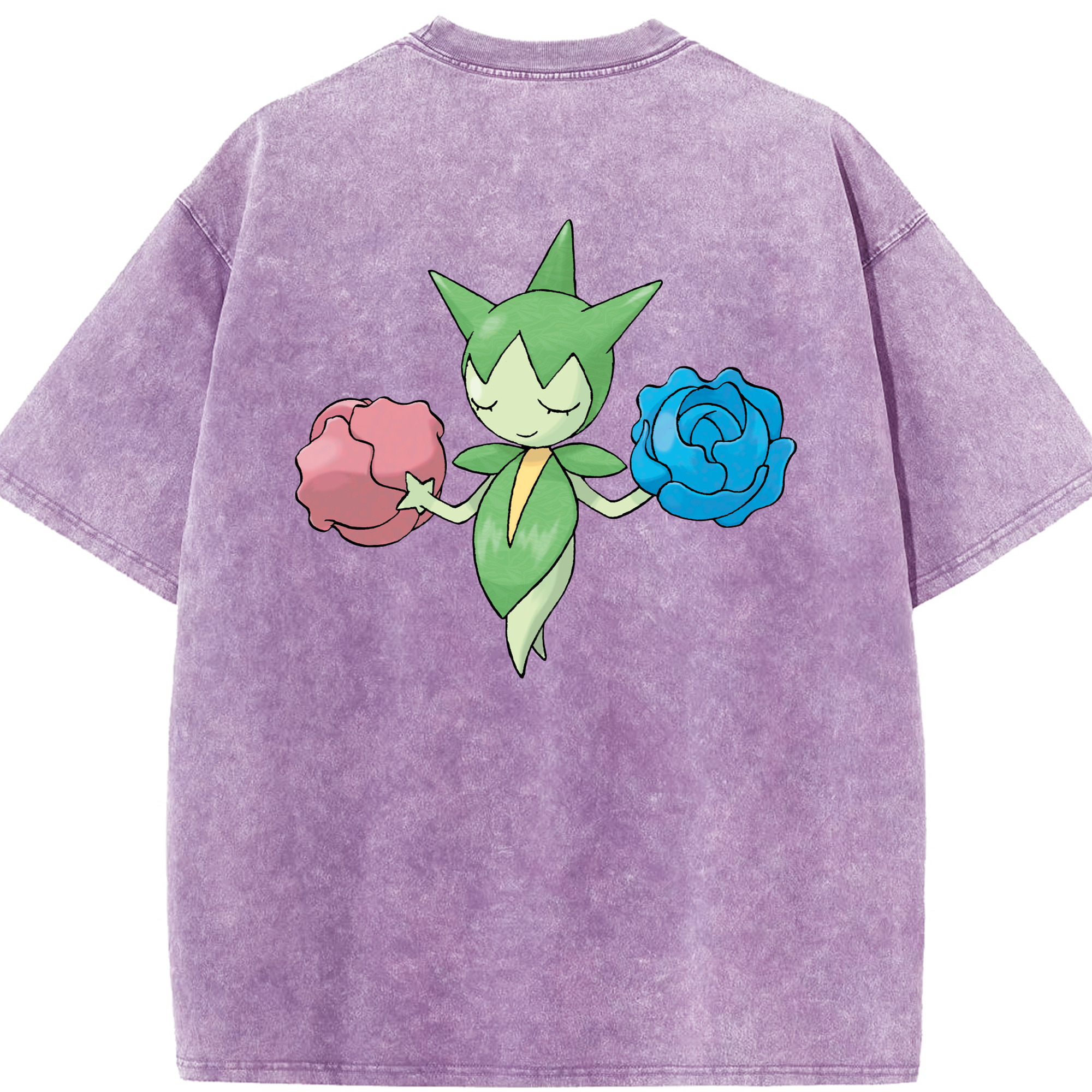 （画像用） ポケットモンスター Pokémon 綿100% ヴィンテージ風 半袖Tシャツ（背面プリント）