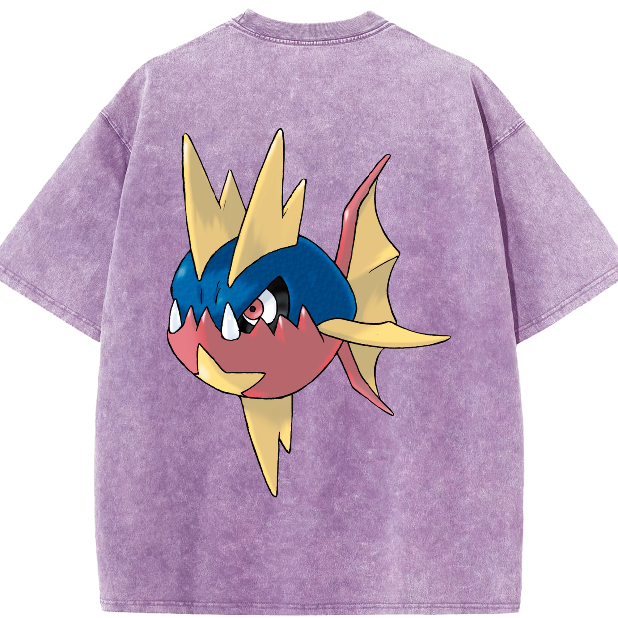 （画像用） ポケットモンスター Pokémon 綿100% ヴィンテージ風 半袖Tシャツ（背面プリント）