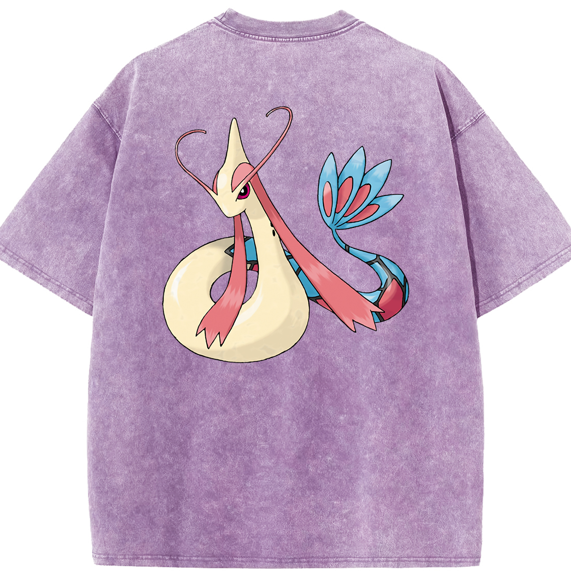 （画像用） ポケットモンスター Pokémon 綿100% ヴィンテージ風 半袖Tシャツ（背面プリント）