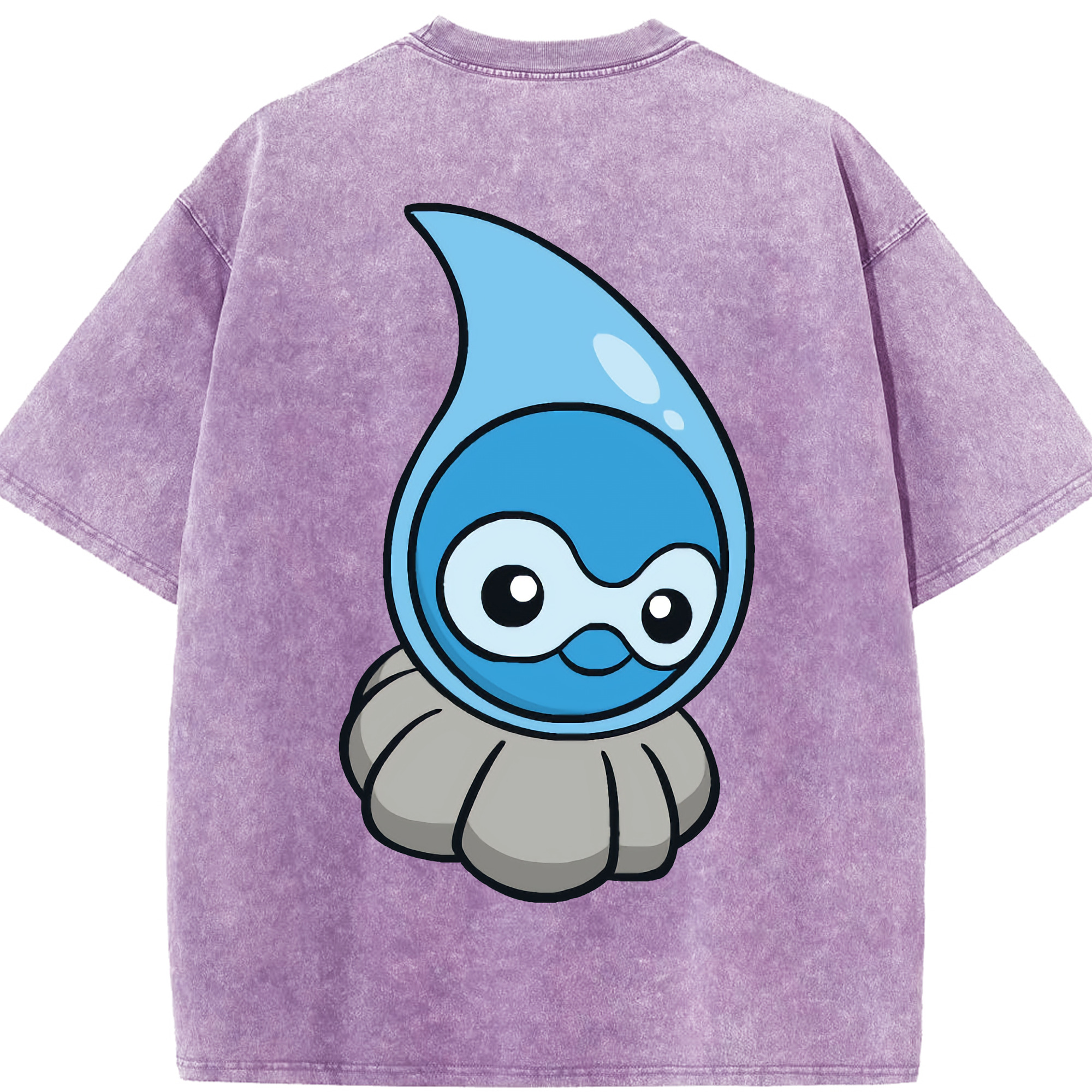 （画像用） ポケットモンスター Pokémon 綿100% ヴィンテージ風 半袖Tシャツ（背面プリント）