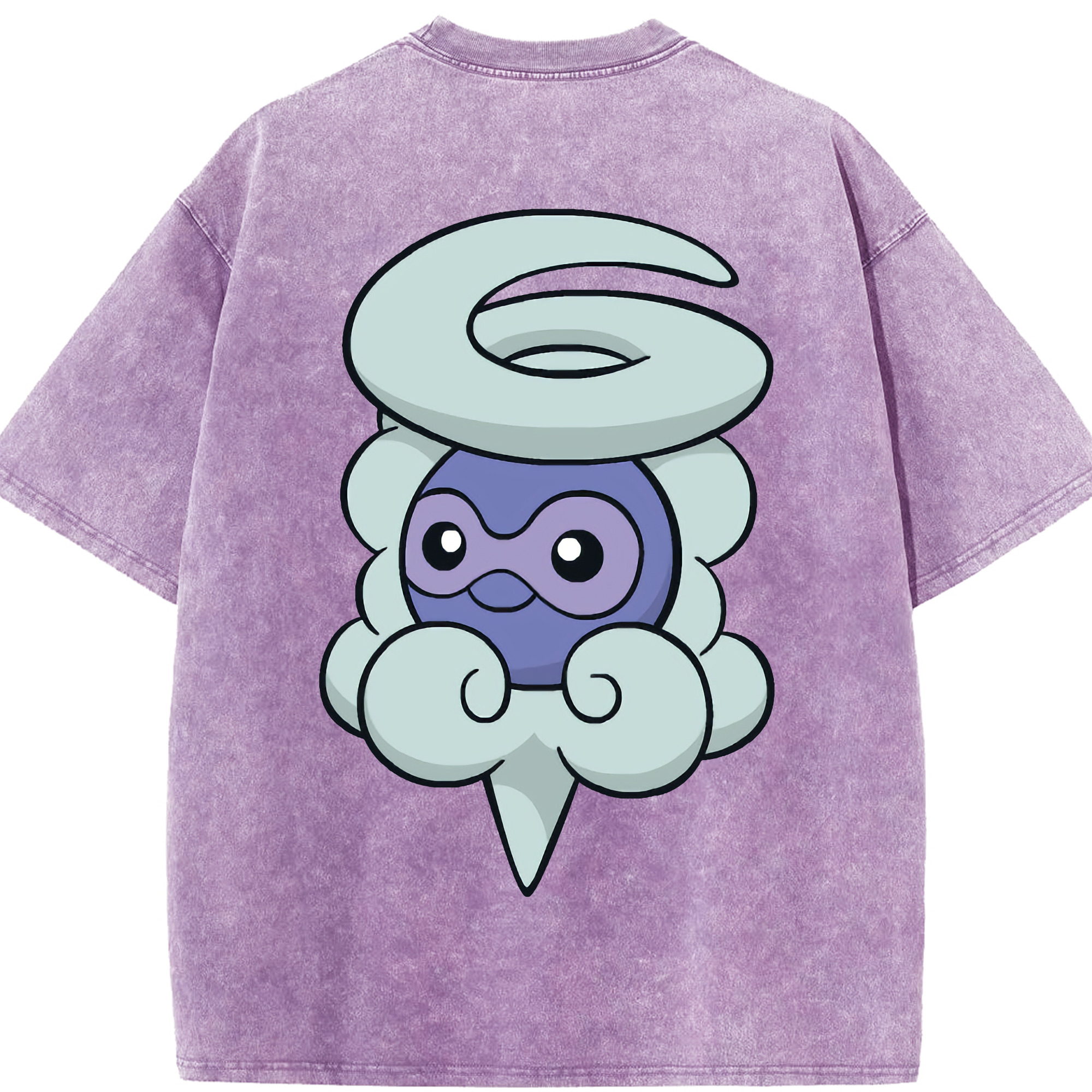 （画像用） ポケットモンスター Pokémon 綿100% ヴィンテージ風 半袖Tシャツ（背面プリント）