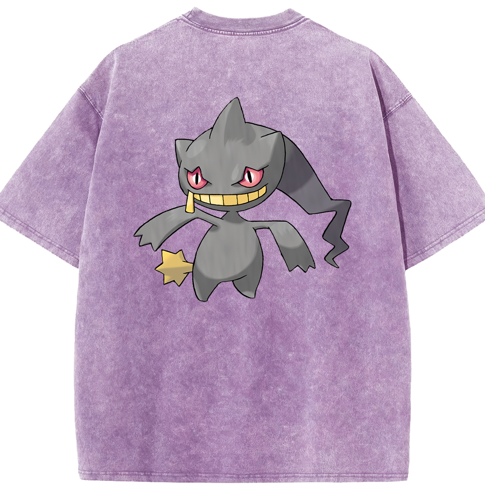 （画像用） ポケットモンスター Pokémon 綿100% ヴィンテージ風 半袖Tシャツ（背面プリント）