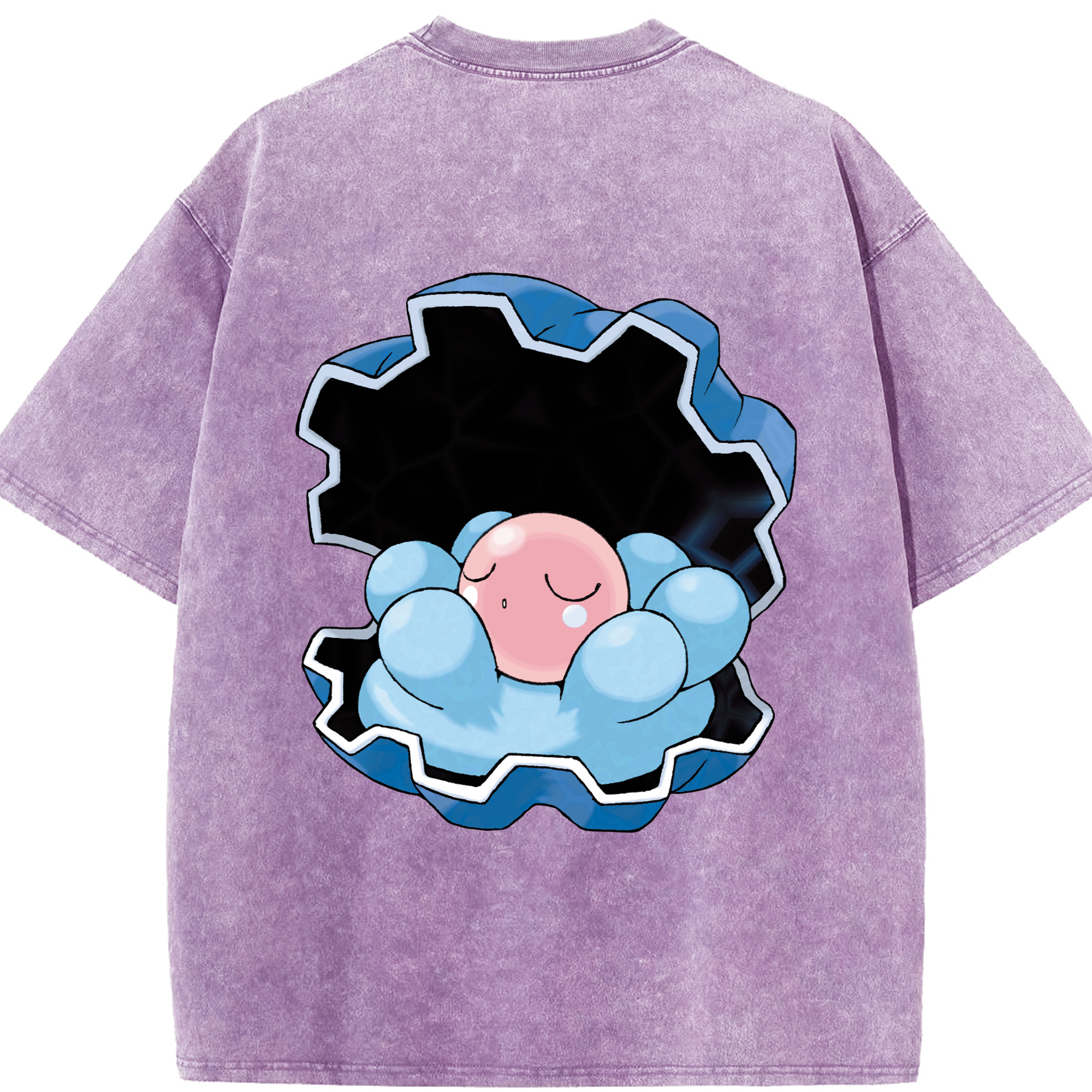 （画像用） ポケットモンスター Pokémon 綿100% ヴィンテージ風 半袖Tシャツ（背面プリント）
