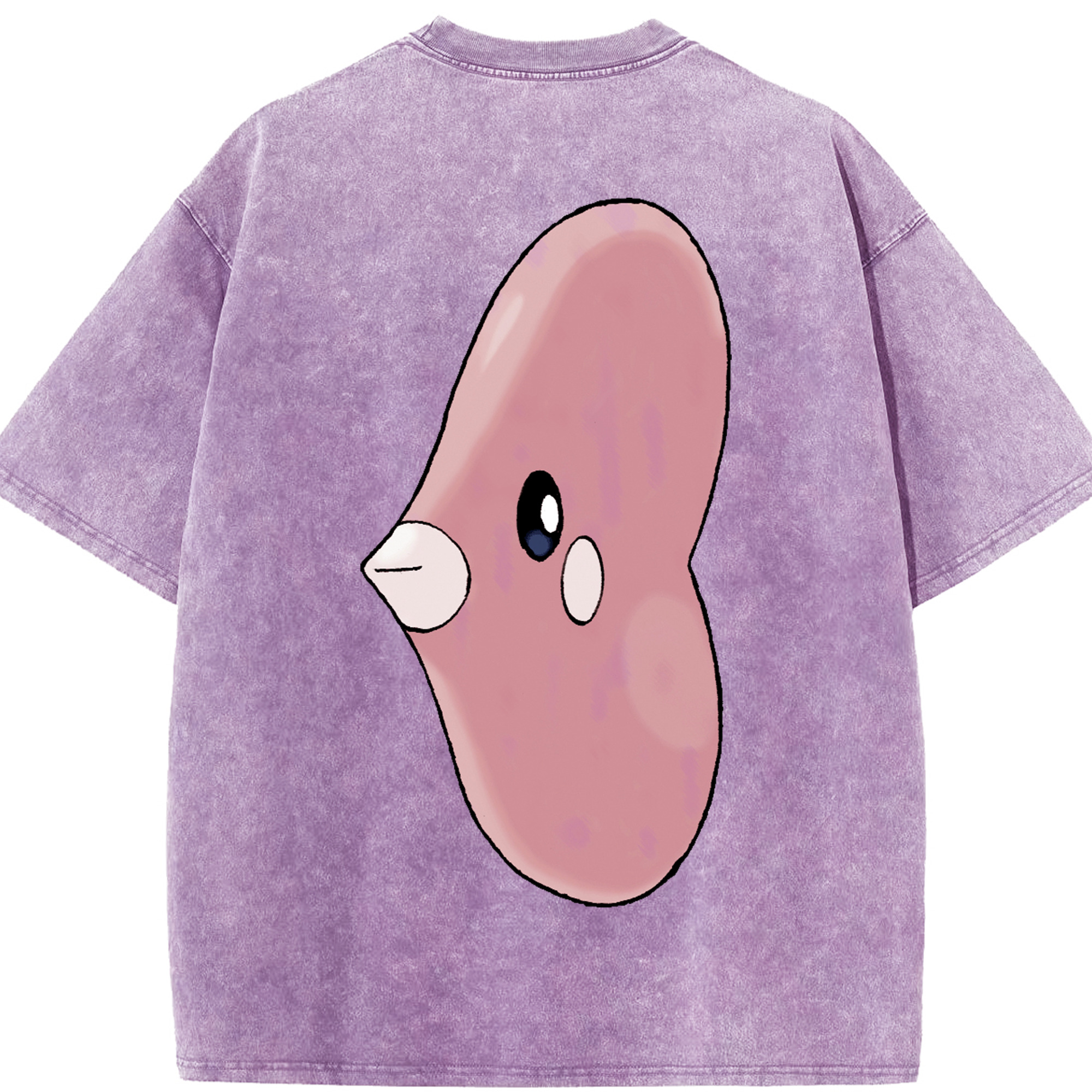 （画像用） ポケットモンスター Pokémon 綿100% ヴィンテージ風 半袖Tシャツ（背面プリント）