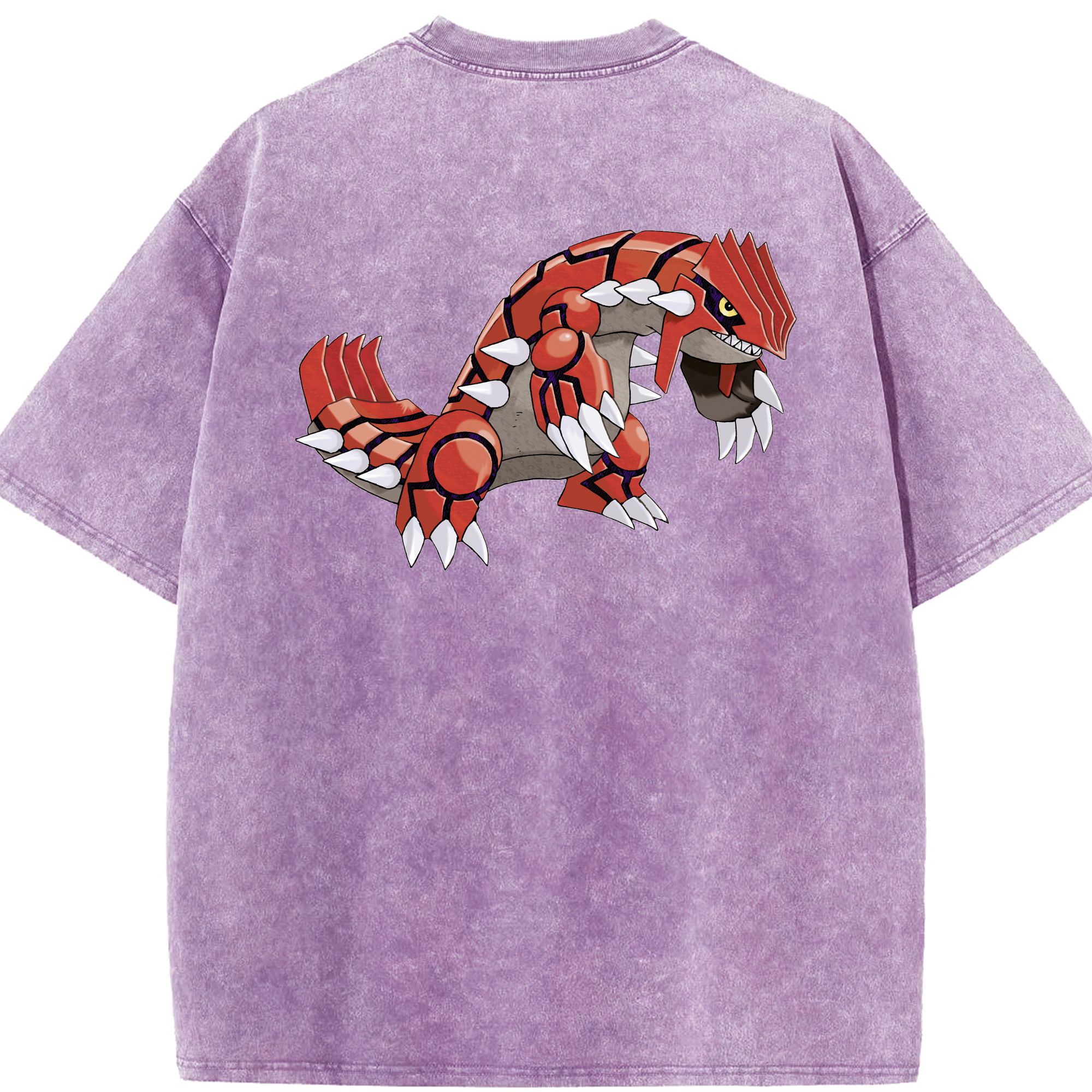 （画像用） ポケットモンスター Pokémon 綿100% ヴィンテージ風 半袖Tシャツ（背面プリント）