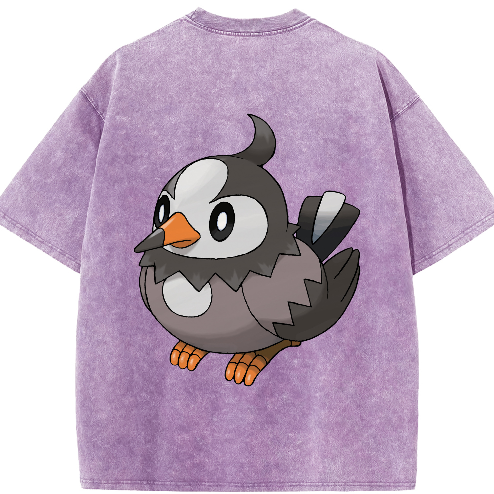 （画像用） ポケットモンスター Pokémon 綿100% ヴィンテージ風 半袖Tシャツ（背面プリント）