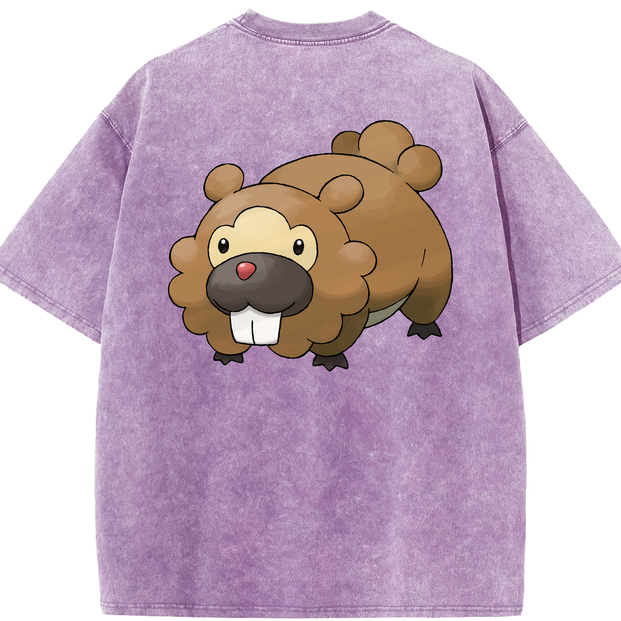 （画像用） ポケットモンスター Pokémon 綿100% ヴィンテージ風 半袖Tシャツ（背面プリント）