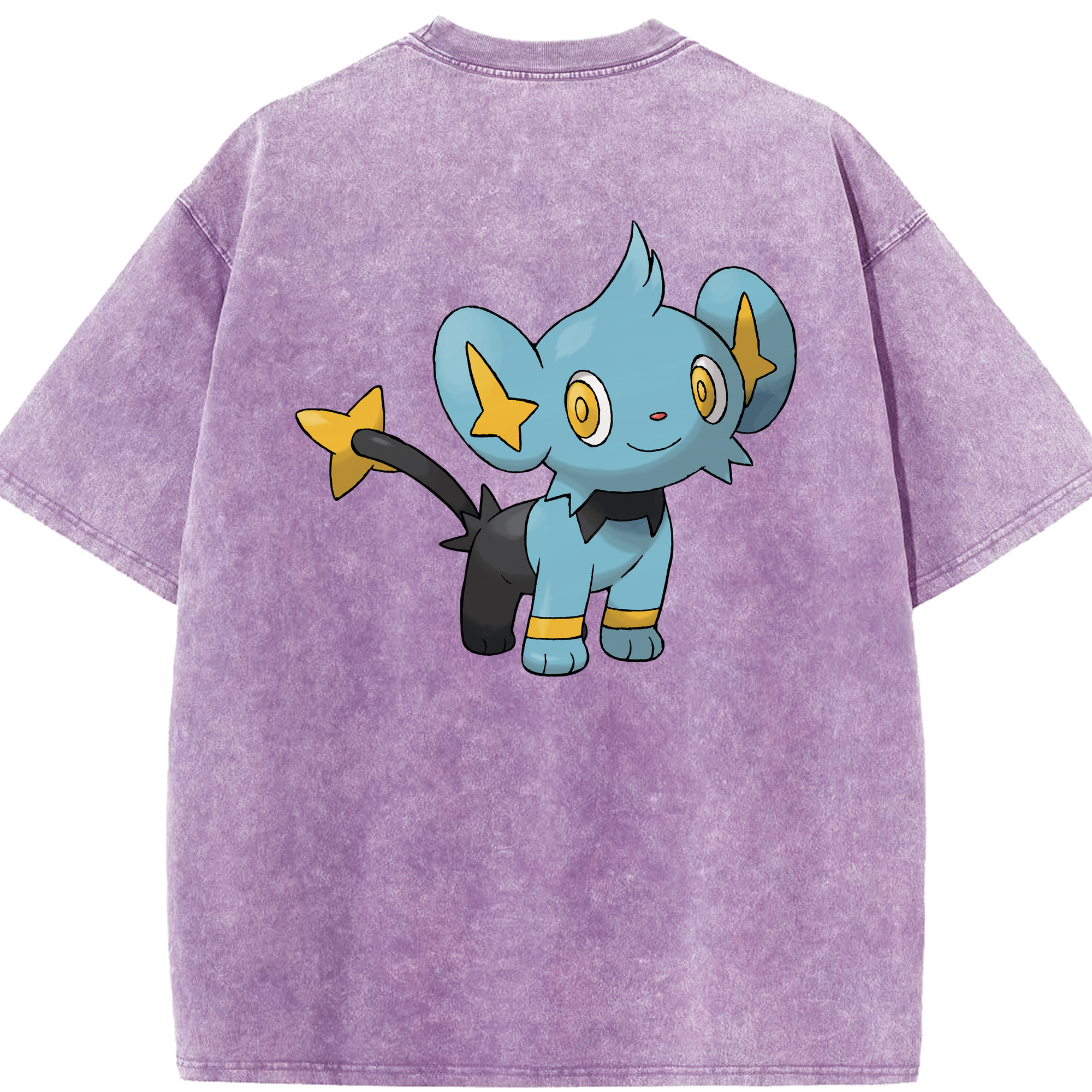 （画像用） ポケットモンスター Pokémon 綿100% ヴィンテージ風 半袖Tシャツ（背面プリント）