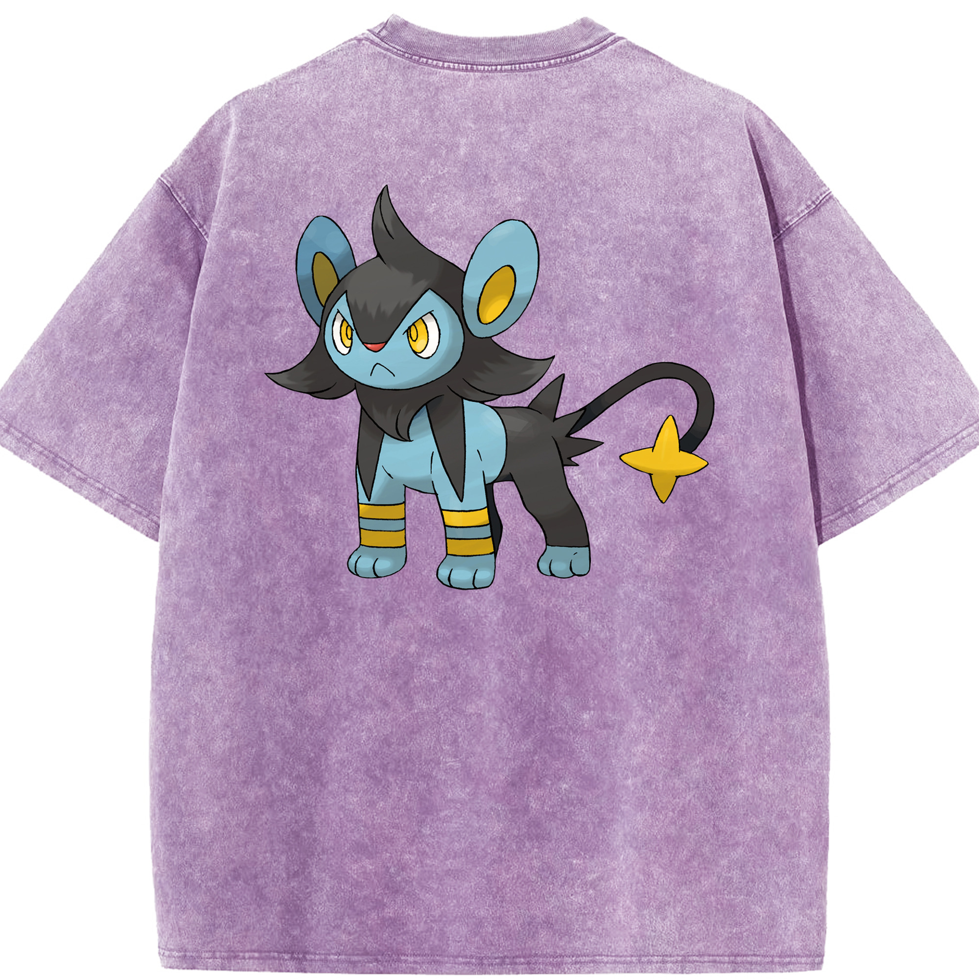 （画像用） ポケットモンスター Pokémon 綿100% ヴィンテージ風 半袖Tシャツ（背面プリント）