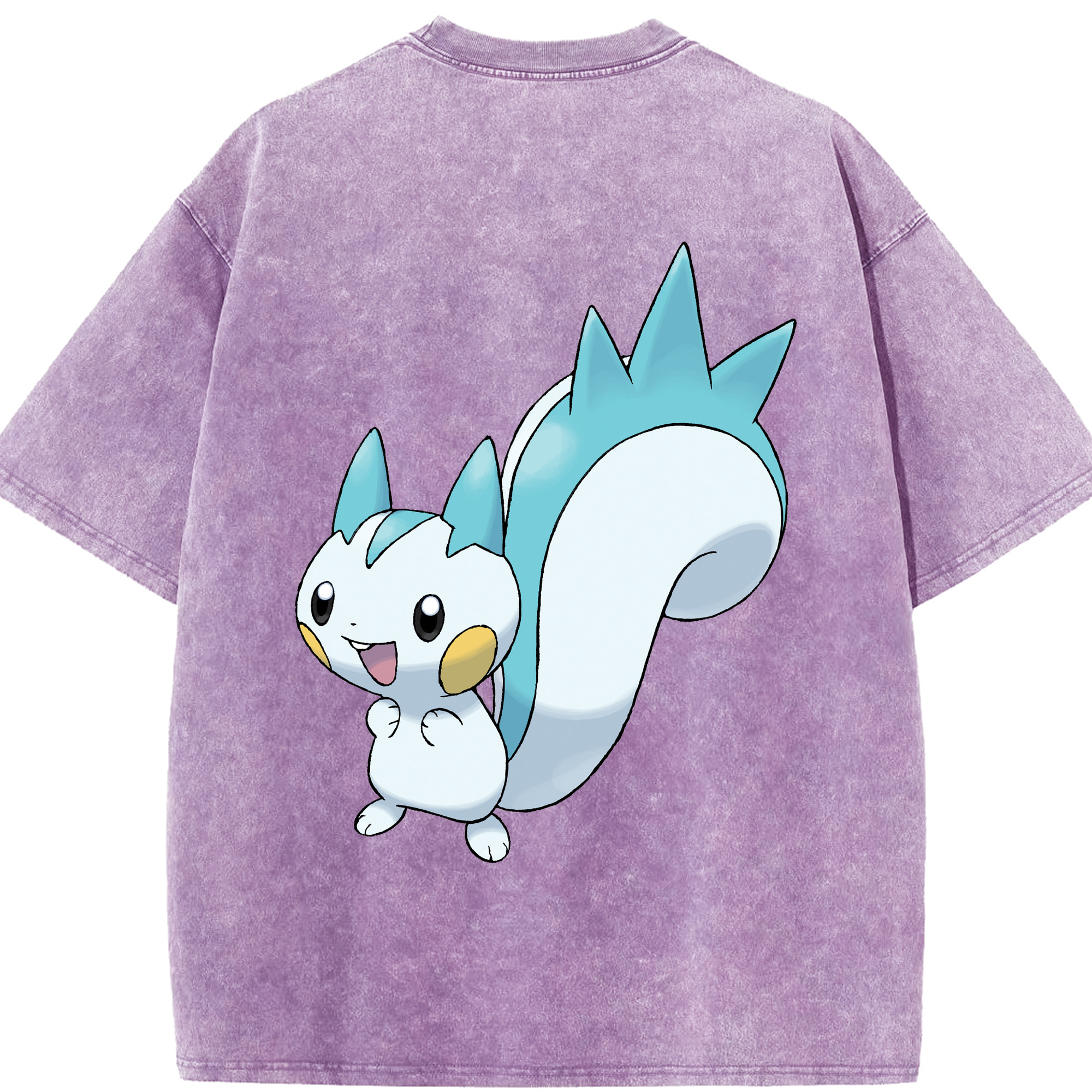 （画像用） ポケットモンスター Pokémon 綿100% ヴィンテージ風 半袖Tシャツ（背面プリント）