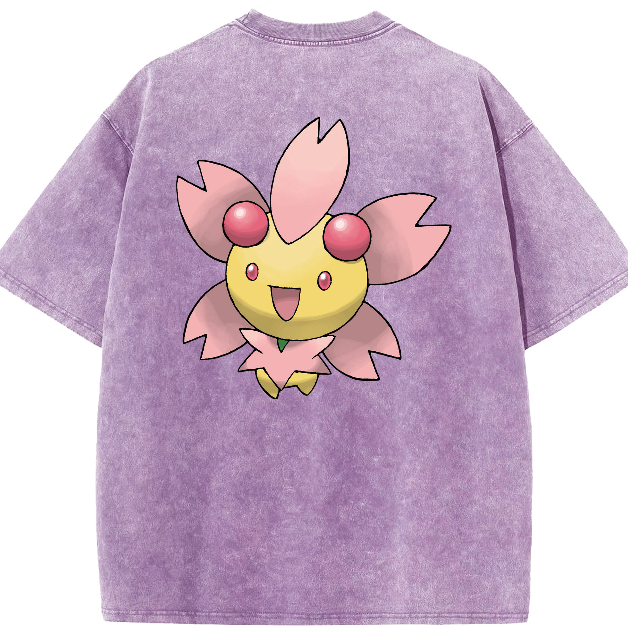 （画像用） ポケットモンスター Pokémon 綿100% ヴィンテージ風 半袖Tシャツ（背面プリント）