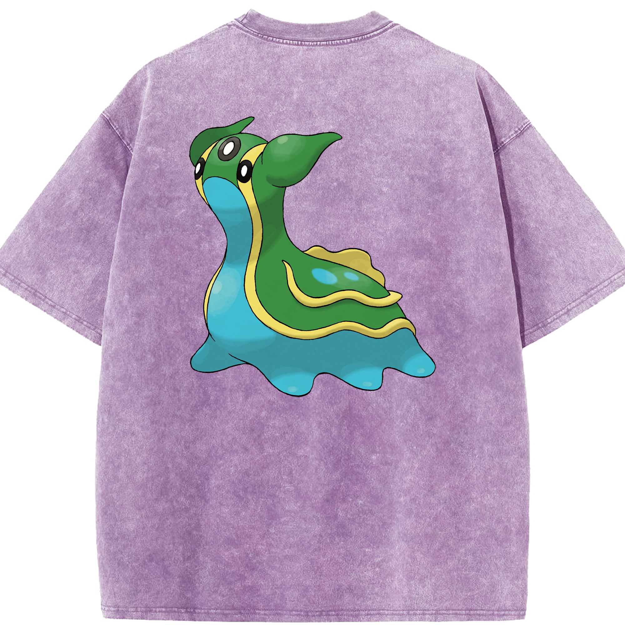 （画像用） ポケットモンスター Pokémon 綿100% ヴィンテージ風 半袖Tシャツ（背面プリント）