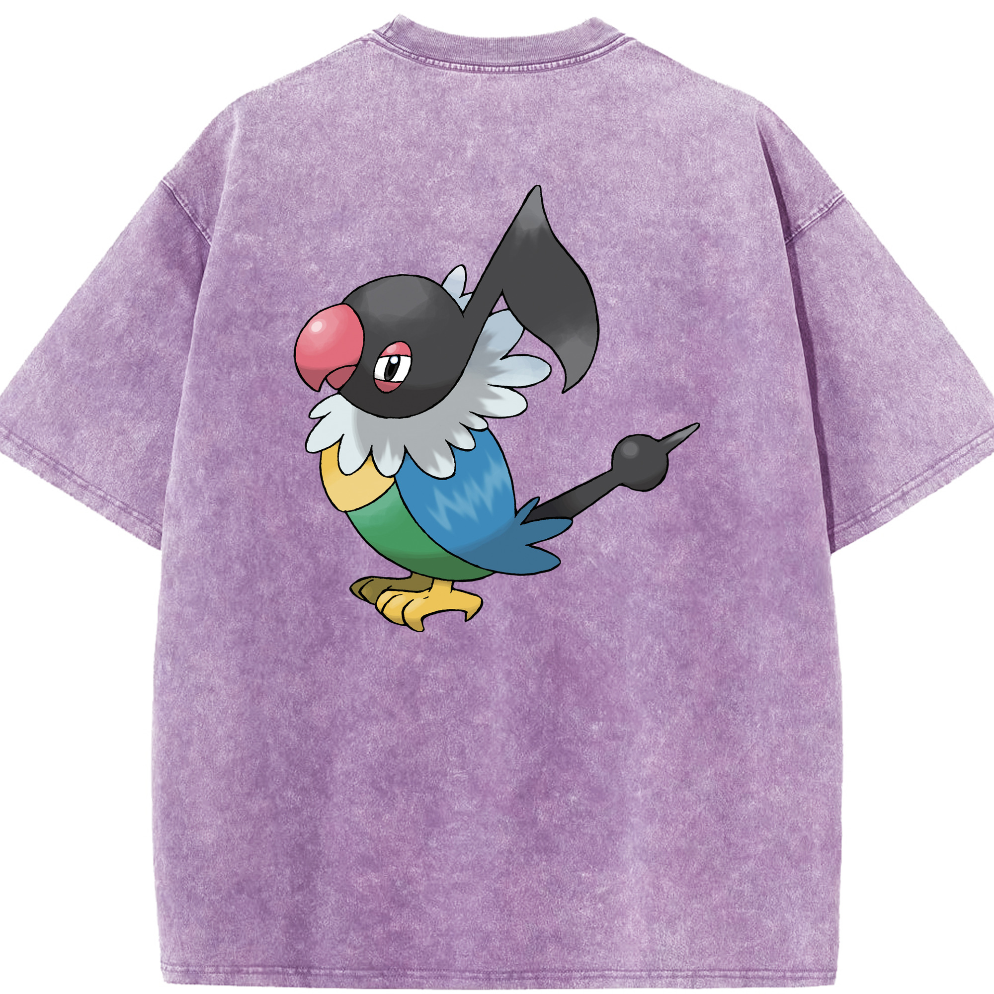 （画像用） ポケットモンスター Pokémon 綿100% ヴィンテージ風 半袖Tシャツ（背面プリント）
