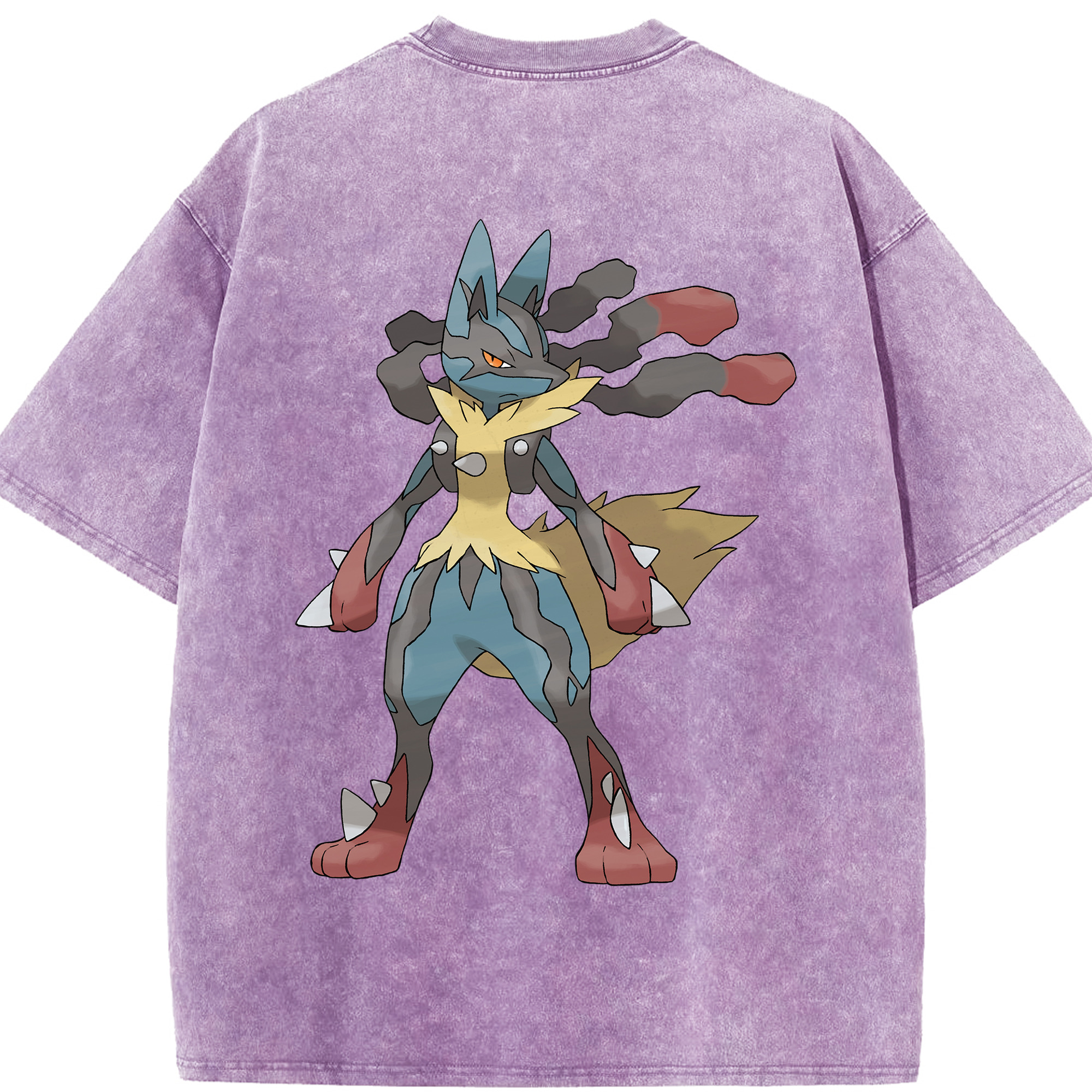 （画像用） ポケットモンスター Pokémon 綿100% ヴィンテージ風 半袖Tシャツ（背面プリント）