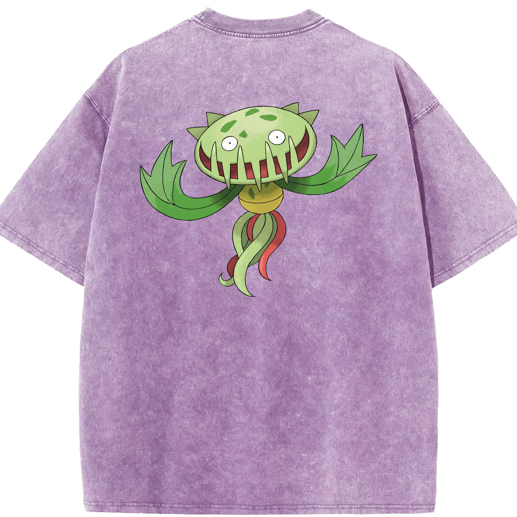 （画像用） ポケットモンスター Pokémon 綿100% ヴィンテージ風 半袖Tシャツ（背面プリント）