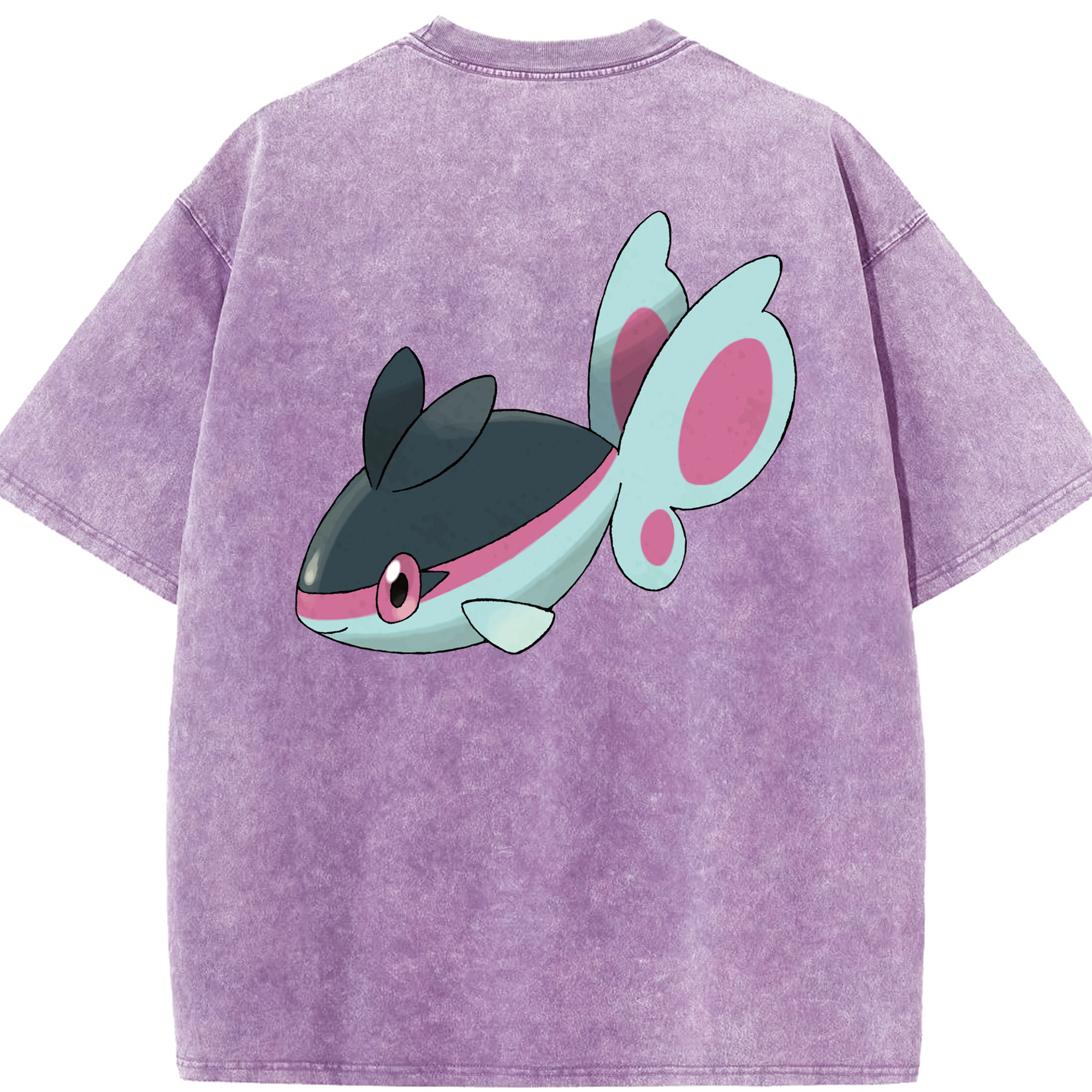 （画像用） ポケットモンスター Pokémon 綿100% ヴィンテージ風 半袖Tシャツ（背面プリント）