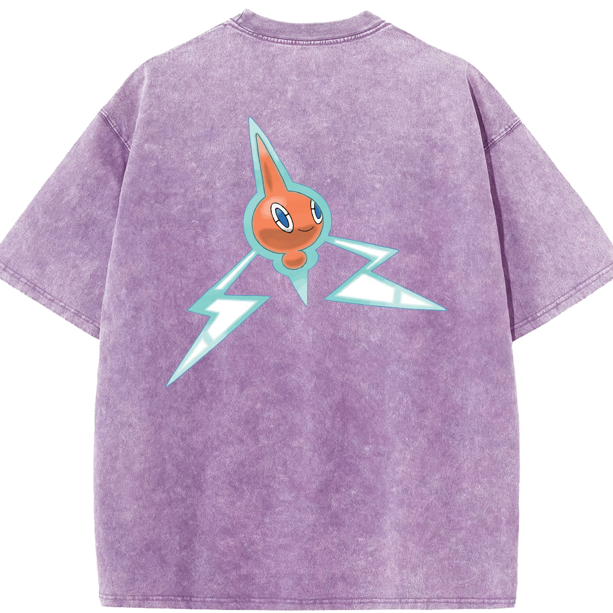 （画像用） ポケットモンスター Pokémon 綿100% ヴィンテージ風 半袖Tシャツ（背面プリント）