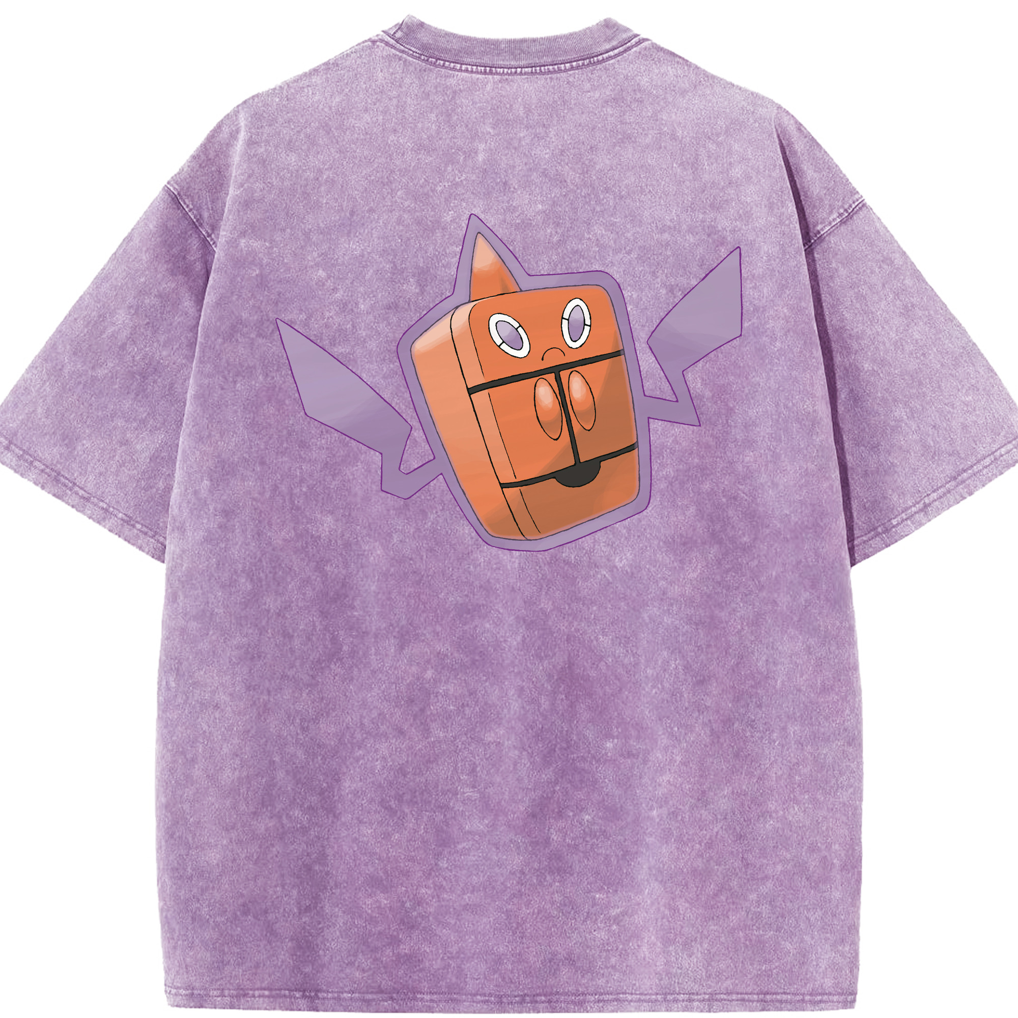 （画像用） ポケットモンスター Pokémon 綿100% ヴィンテージ風 半袖Tシャツ（背面プリント）