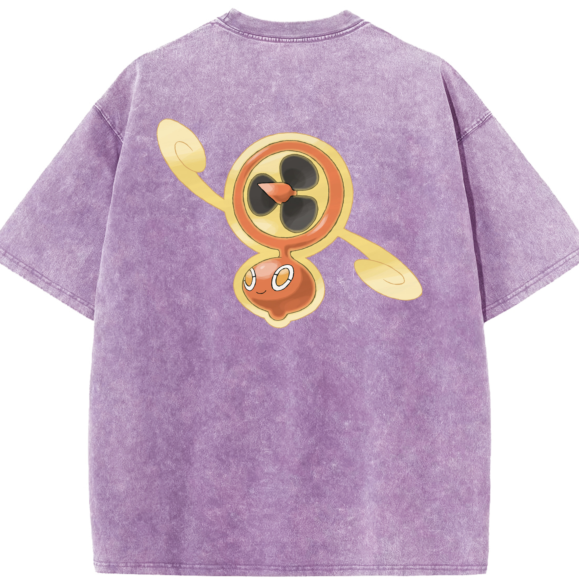 （画像用） ポケットモンスター Pokémon 綿100% ヴィンテージ風 半袖Tシャツ（背面プリント）