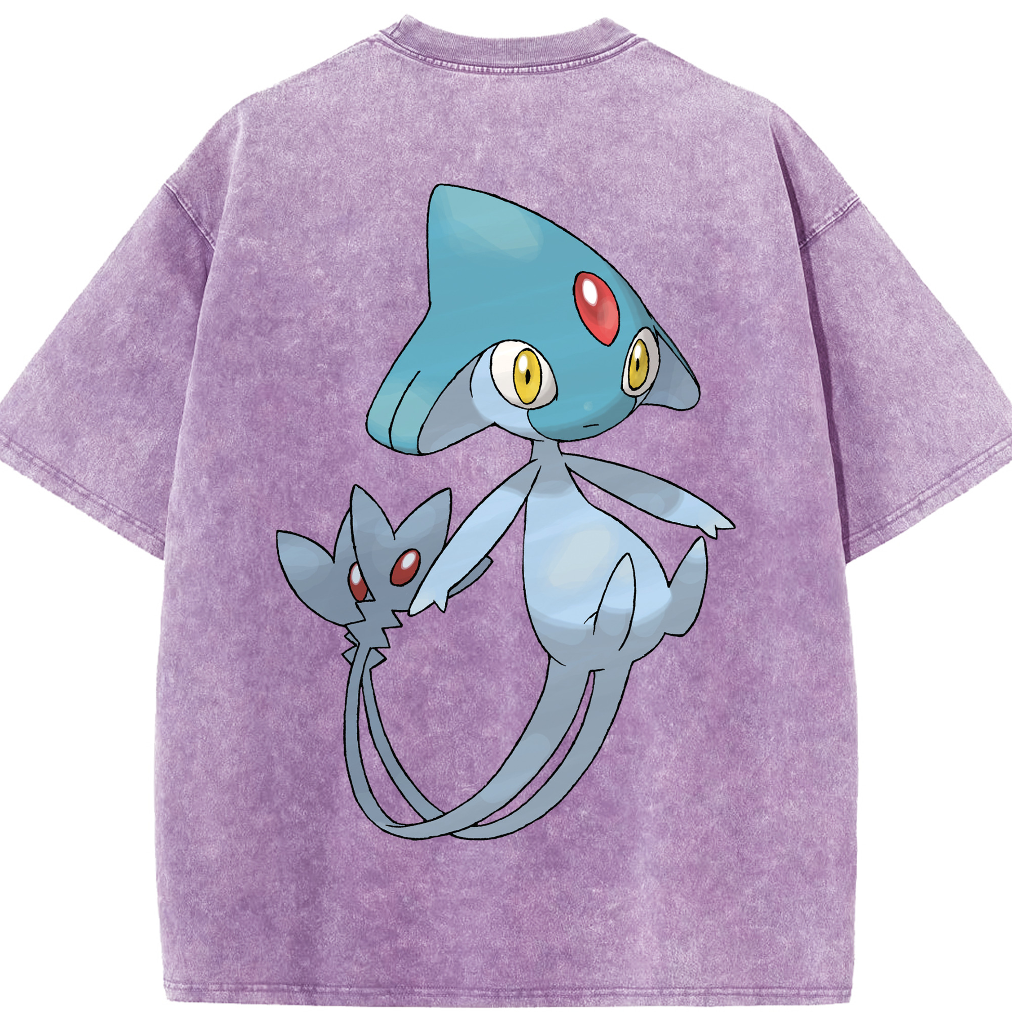 （画像用） ポケットモンスター Pokémon 綿100% ヴィンテージ風 半袖Tシャツ（背面プリント）