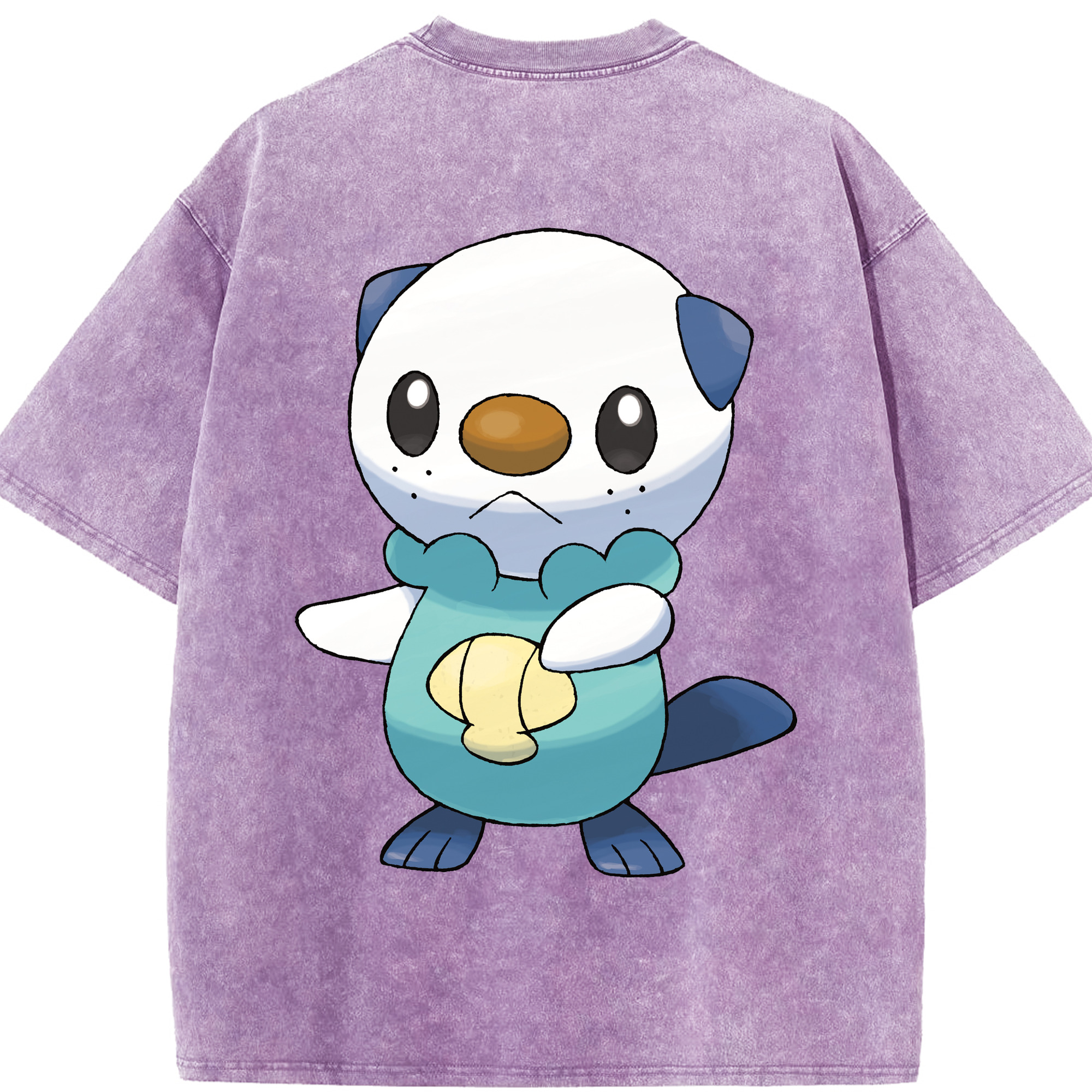 （画像用） ポケットモンスター Pokémon 綿100% ヴィンテージ風 半袖Tシャツ（背面プリント）