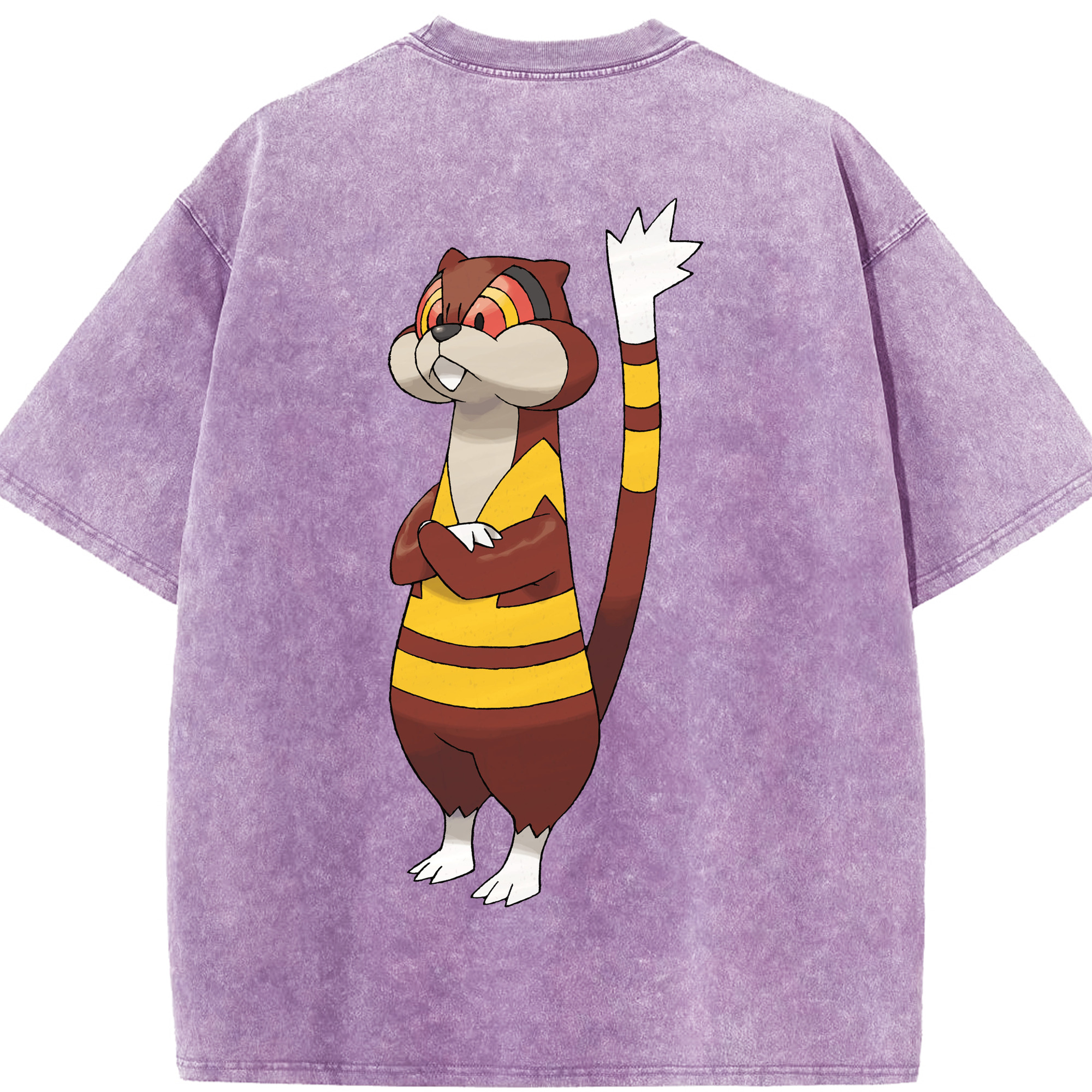 （画像用） ポケットモンスター Pokémon 綿100% ヴィンテージ風 半袖Tシャツ（背面プリント）