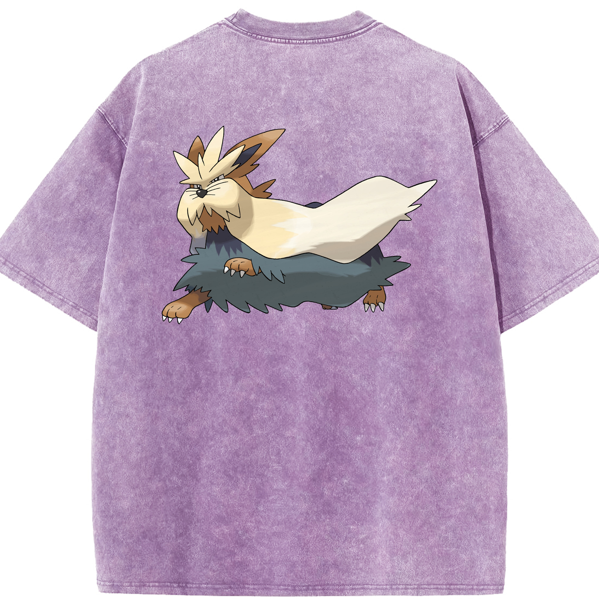 （画像用） ポケットモンスター Pokémon 綿100% ヴィンテージ風 半袖Tシャツ（背面プリント）