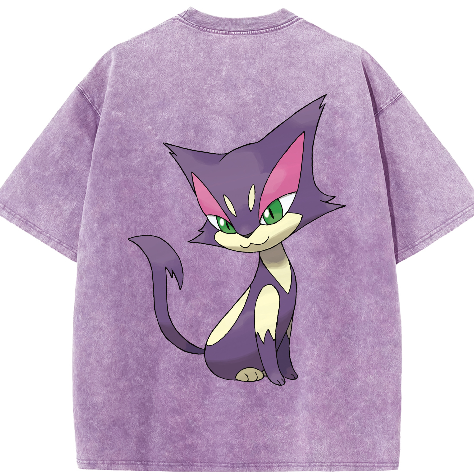 （画像用） ポケットモンスター Pokémon 綿100% ヴィンテージ風 半袖Tシャツ（背面プリント）