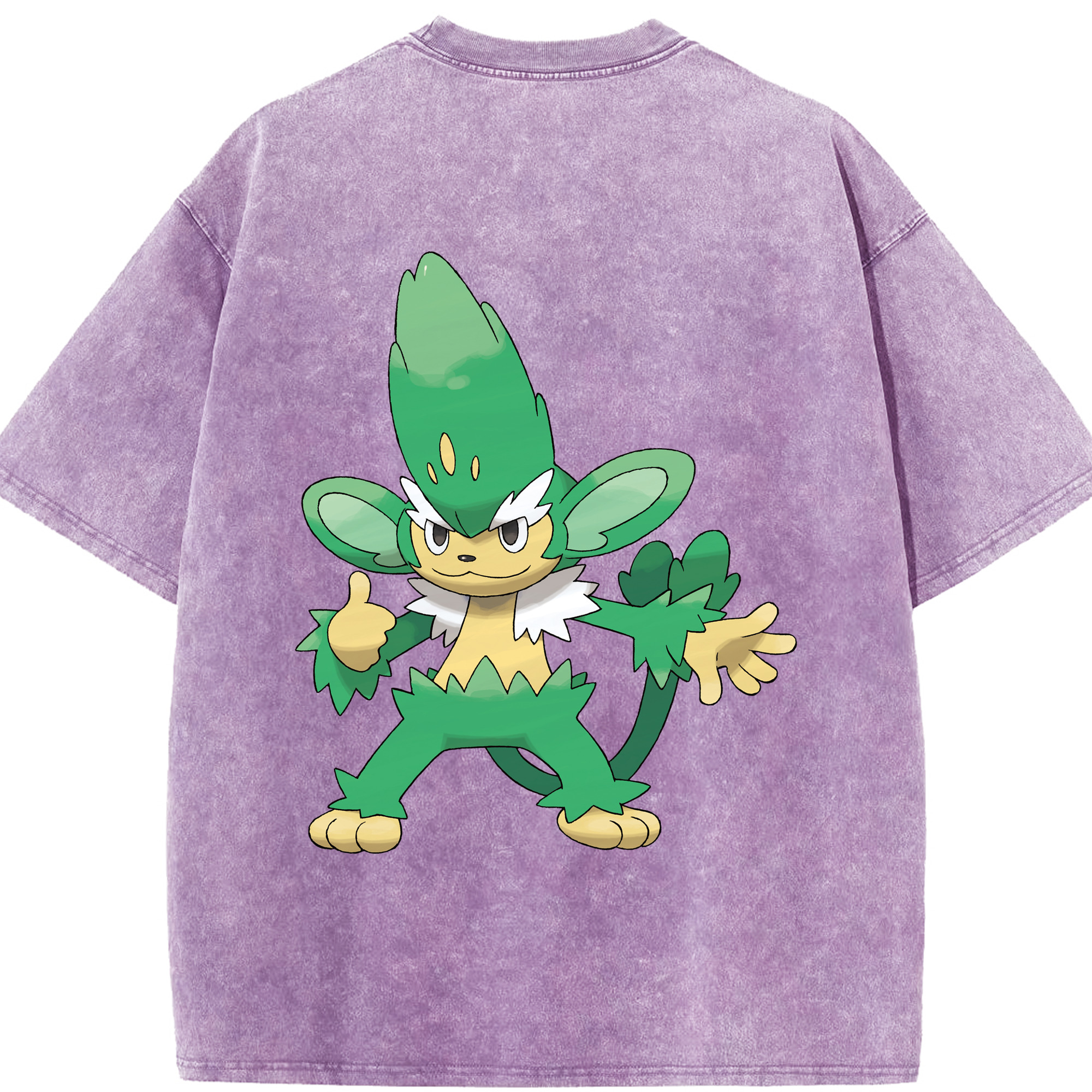 （画像用） ポケットモンスター Pokémon 綿100% ヴィンテージ風 半袖Tシャツ（背面プリント）