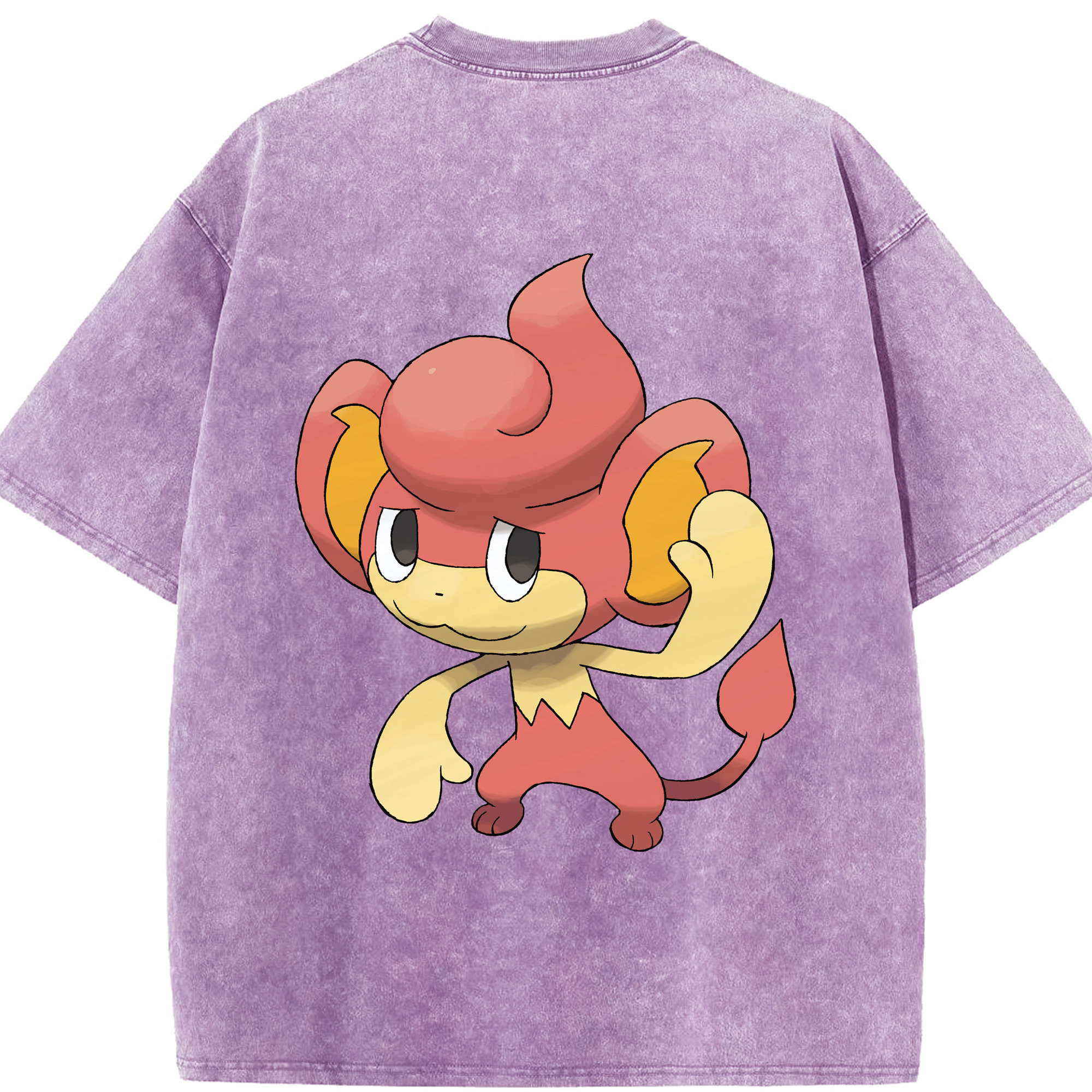 （画像用） ポケットモンスター Pokémon 綿100% ヴィンテージ風 半袖Tシャツ（背面プリント）