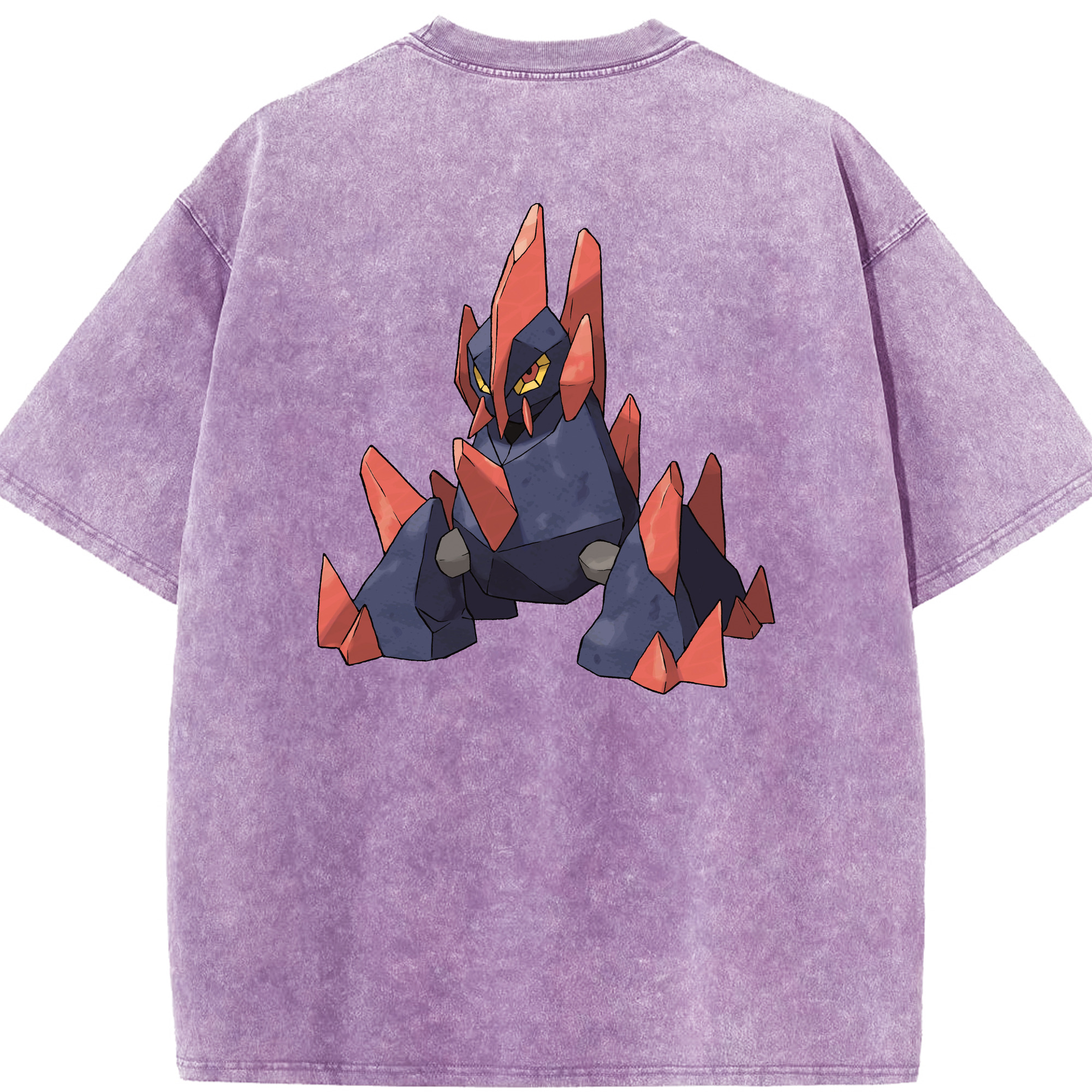 （画像用） ポケットモンスター Pokémon 綿100% ヴィンテージ風 半袖Tシャツ（背面プリント）