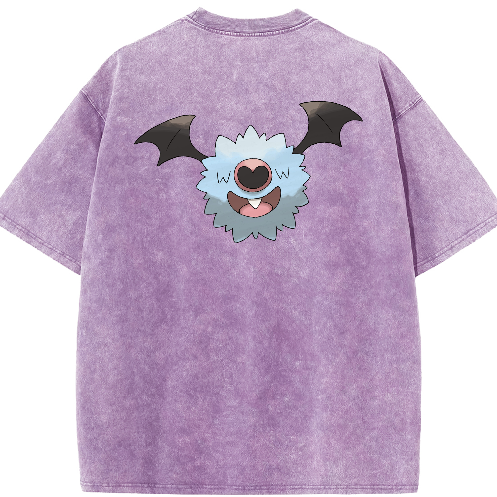 （画像用） ポケットモンスター Pokémon 綿100% ヴィンテージ風 半袖Tシャツ（背面プリント）