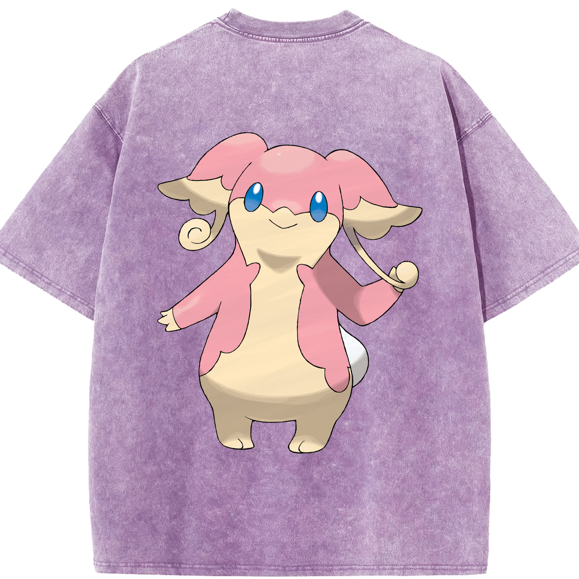 （画像用） ポケットモンスター Pokémon 綿100% ヴィンテージ風 半袖Tシャツ（背面プリント）