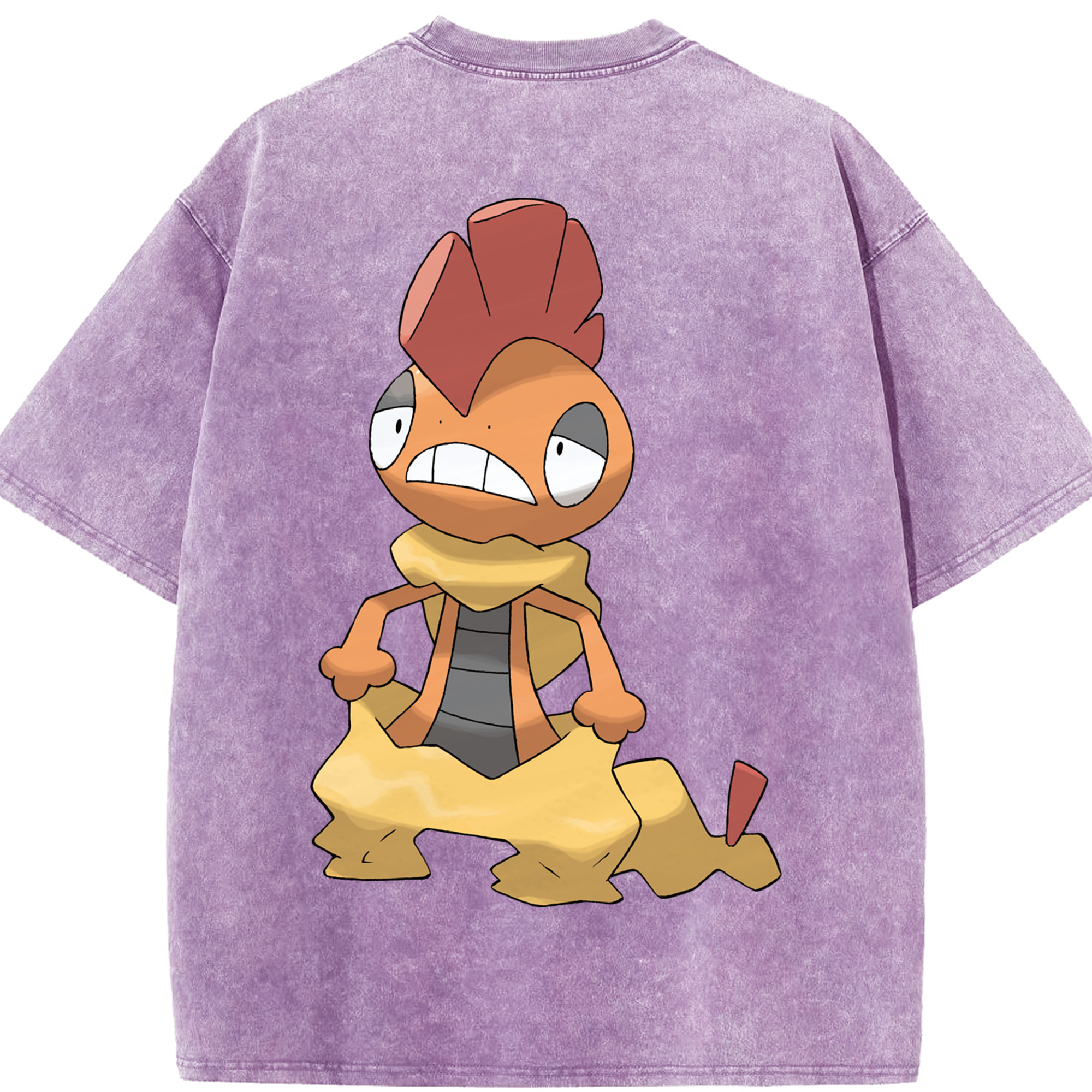 （画像用） ポケットモンスター Pokémon 綿100% ヴィンテージ風 半袖Tシャツ（背面プリント）